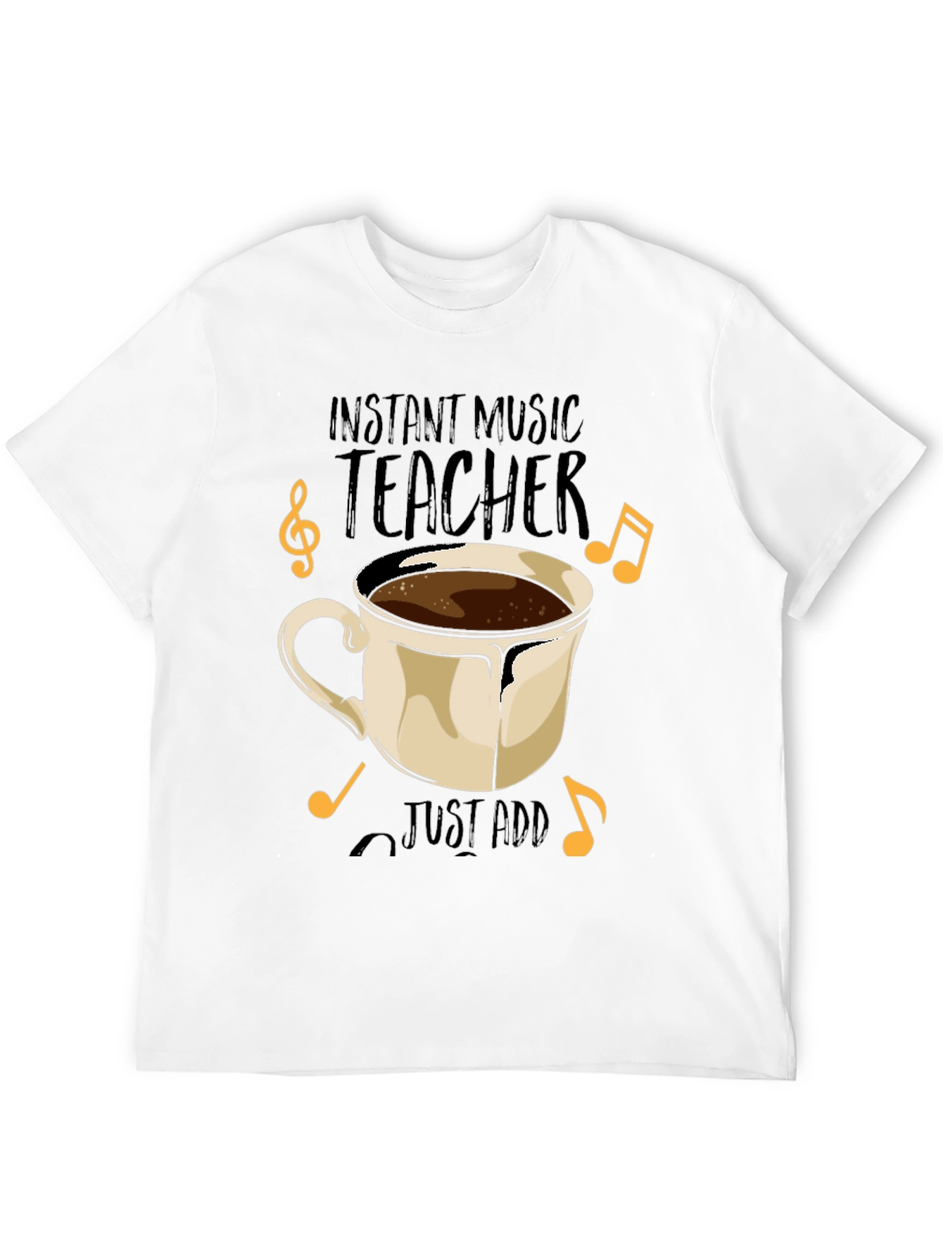 Instant Music Teacher Coffee T-Shirt