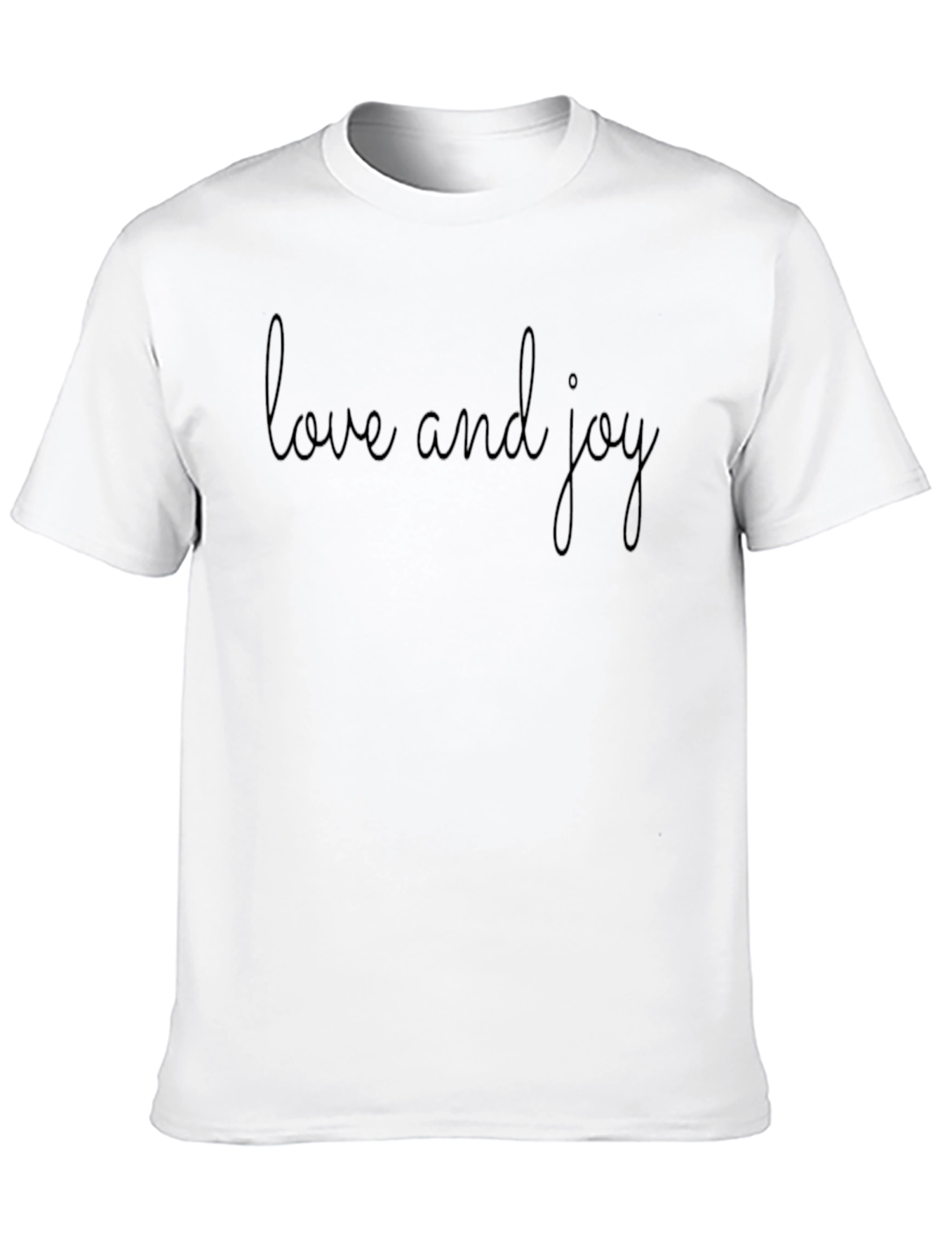 Love and Joy Black Graphic Tee