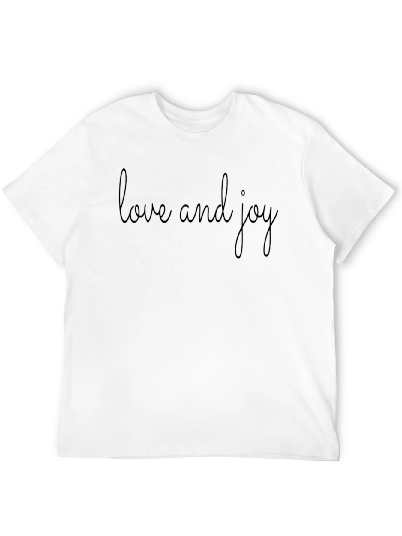 Love and Joy Black Graphic Tee