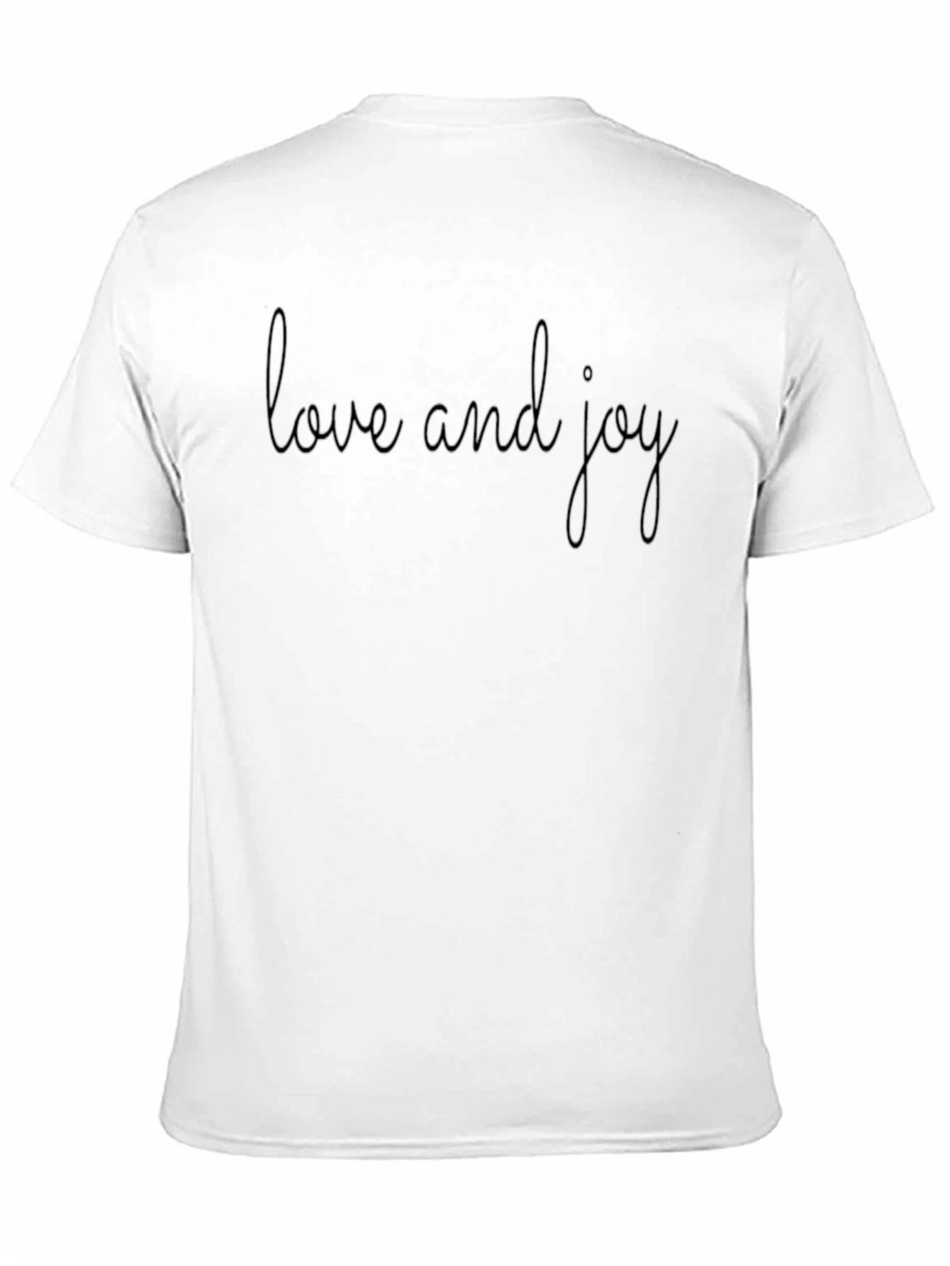 Love and Joy Black Graphic Tee
