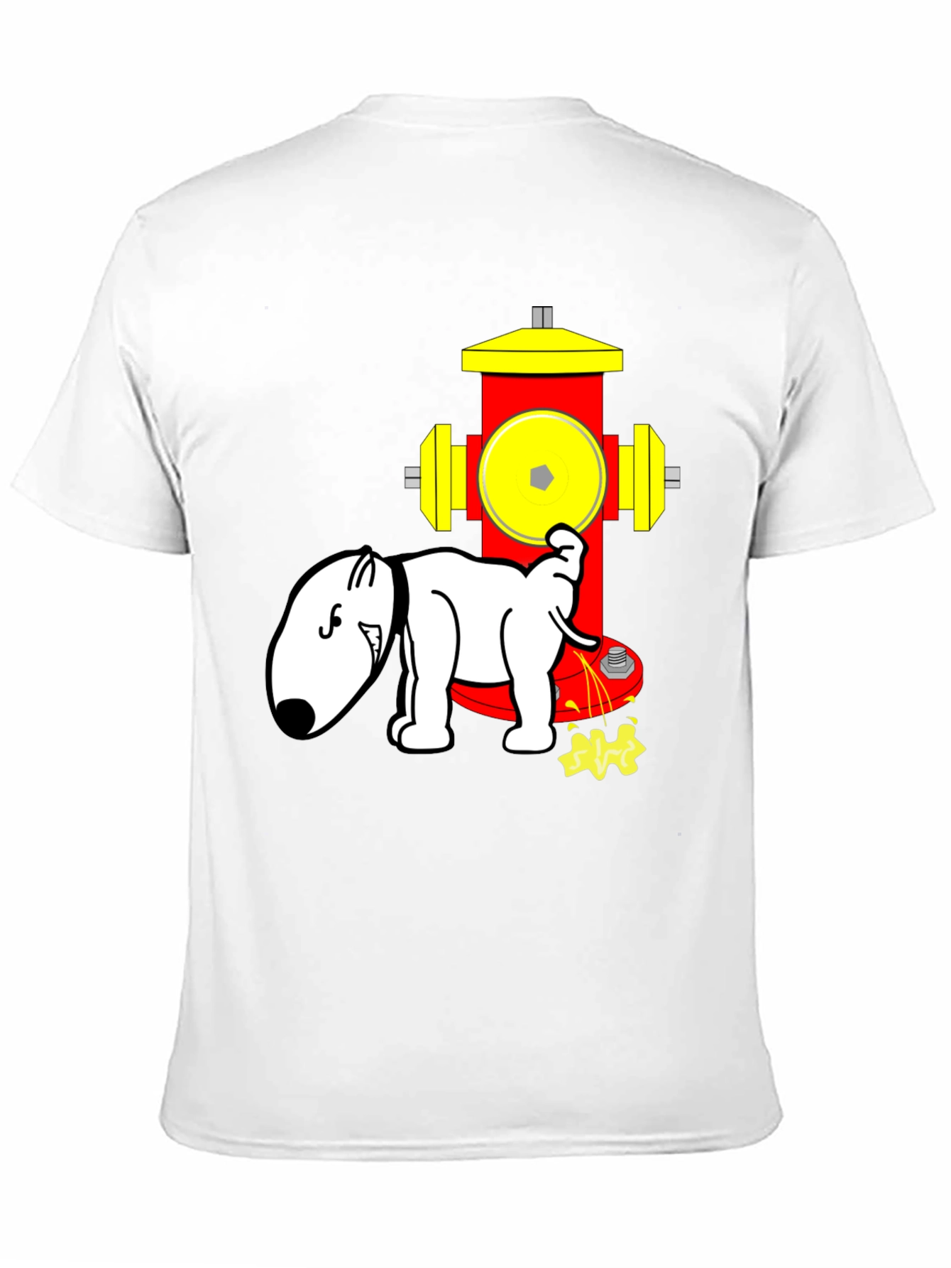 Dog Hydrant T-Shirt Funny Cartoon Design