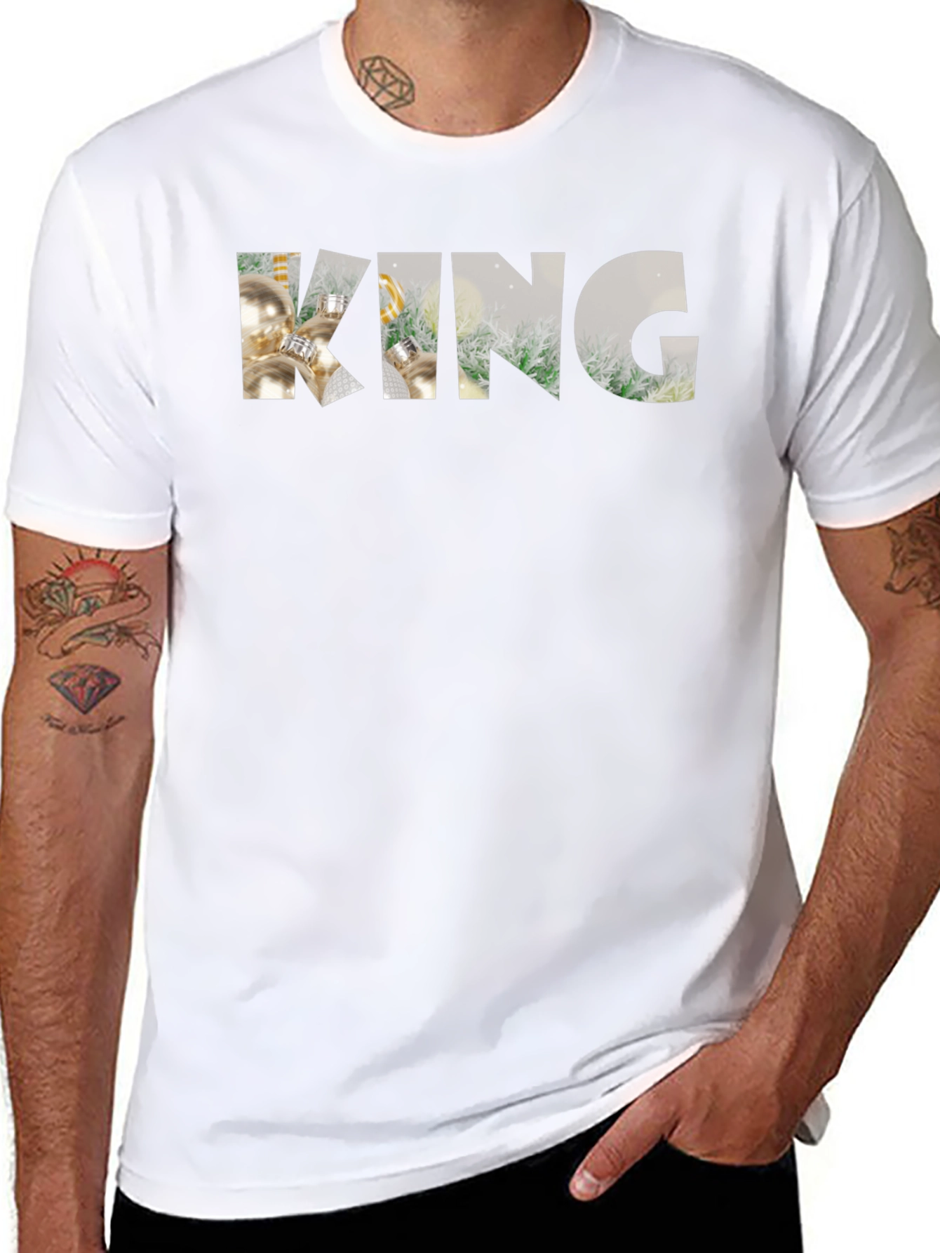 King Christmas Ornament T-Shirt
