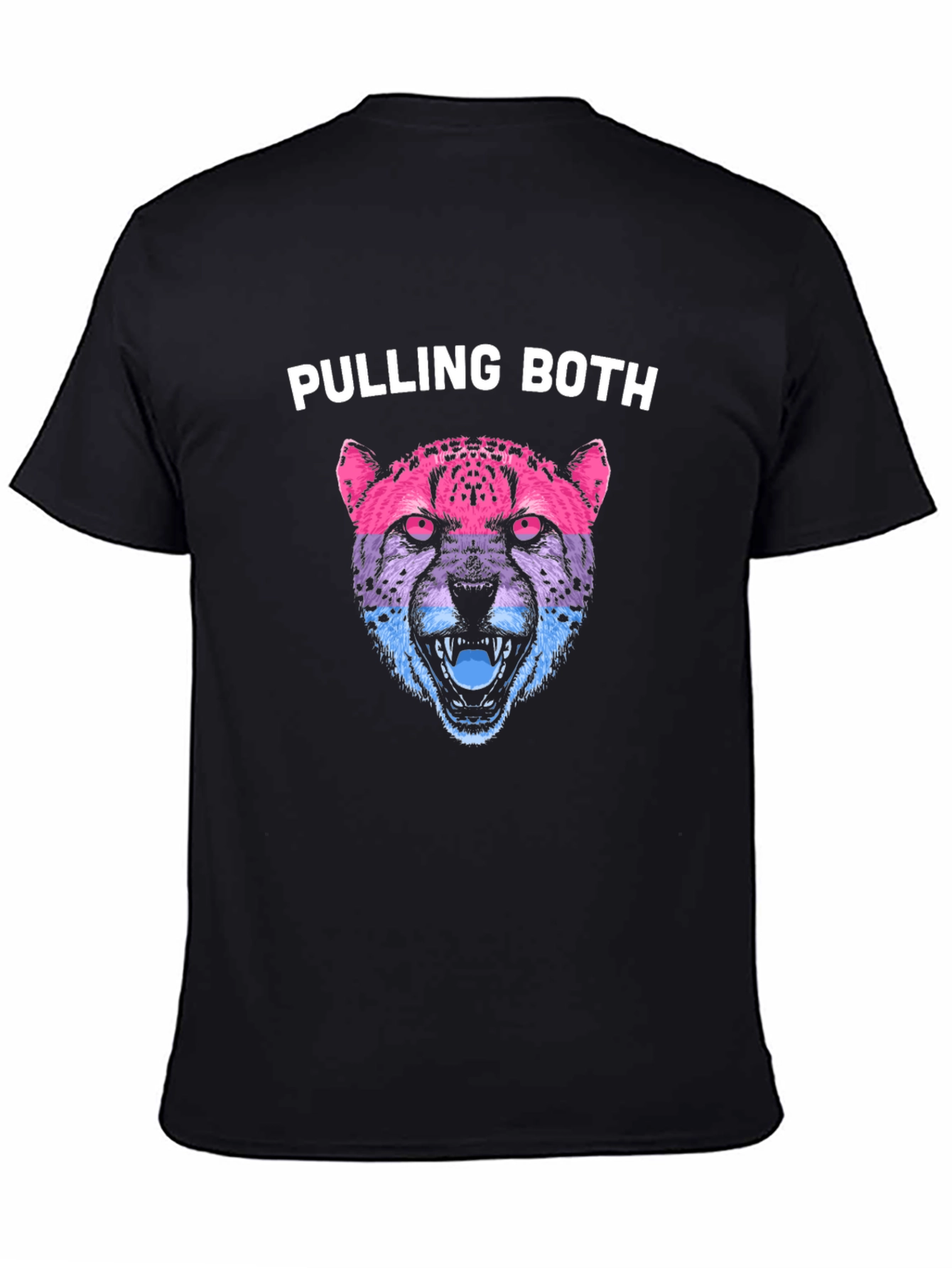 Pulling Both Cheetah Graphic Tee