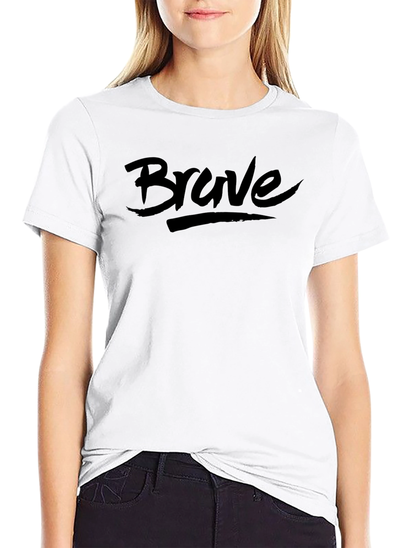 Brave Graphic Tee - Mens Black T-Shirt