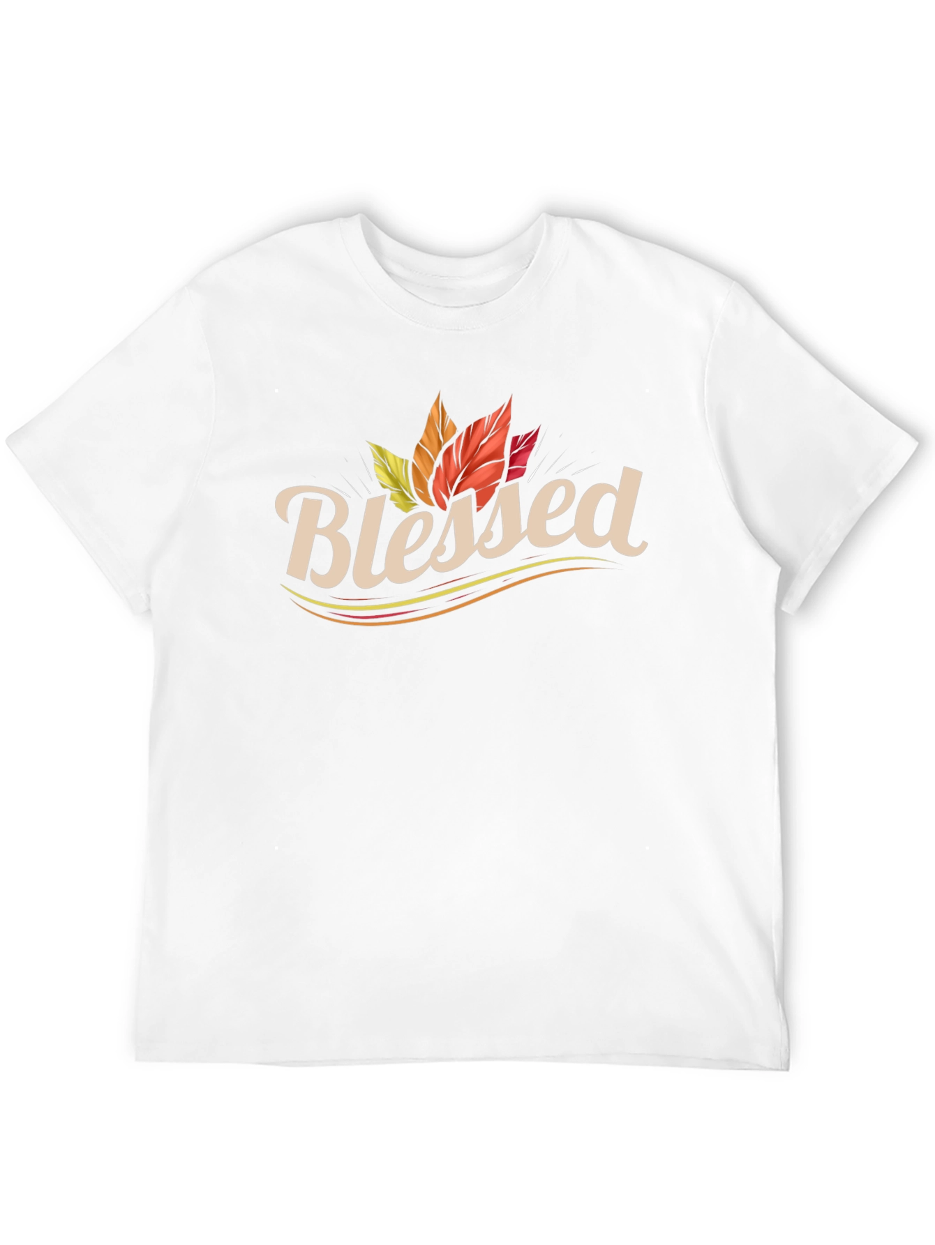 Blessed Fall Leaves Graphic Tee
