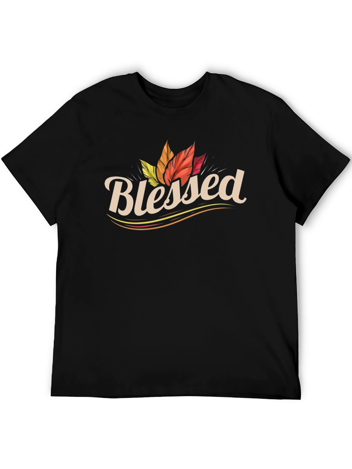 Blessed Fall Leaves Graphic Tee