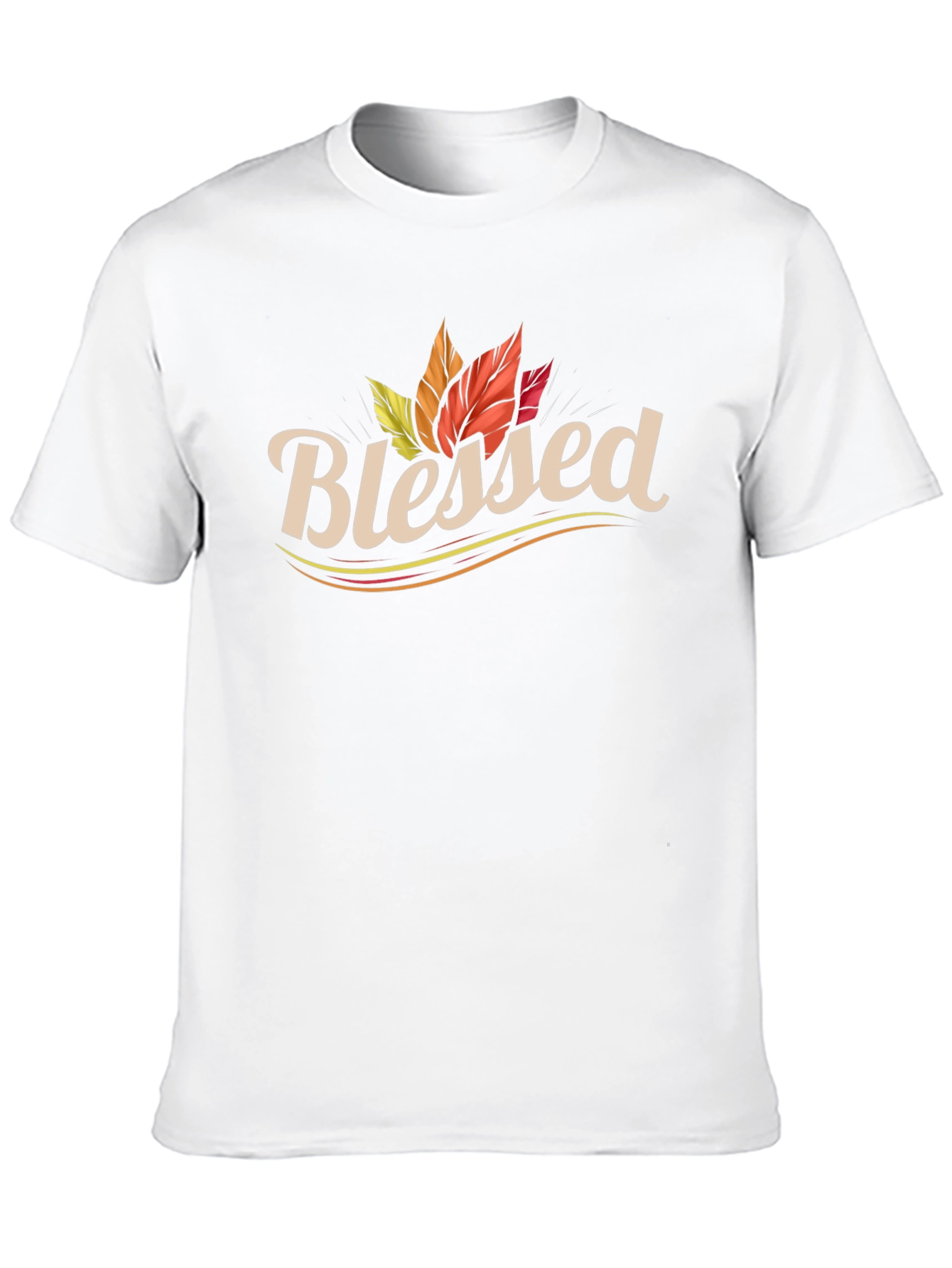 Blessed Fall Leaves Graphic Tee