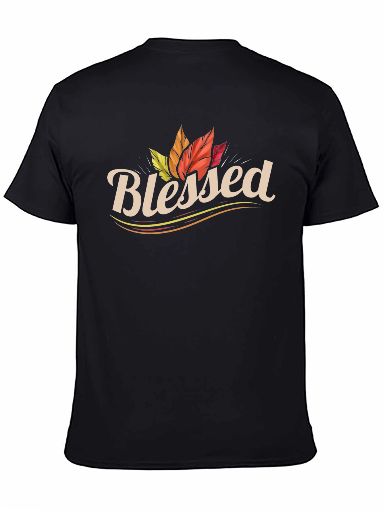 Blessed Fall Leaves Graphic Tee