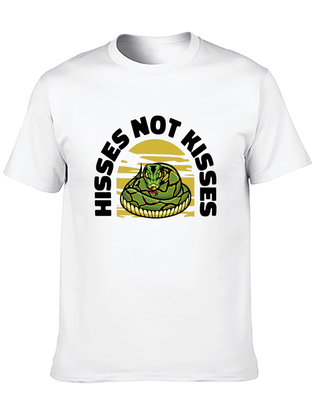 Hisses Not Kisses Snake Tee