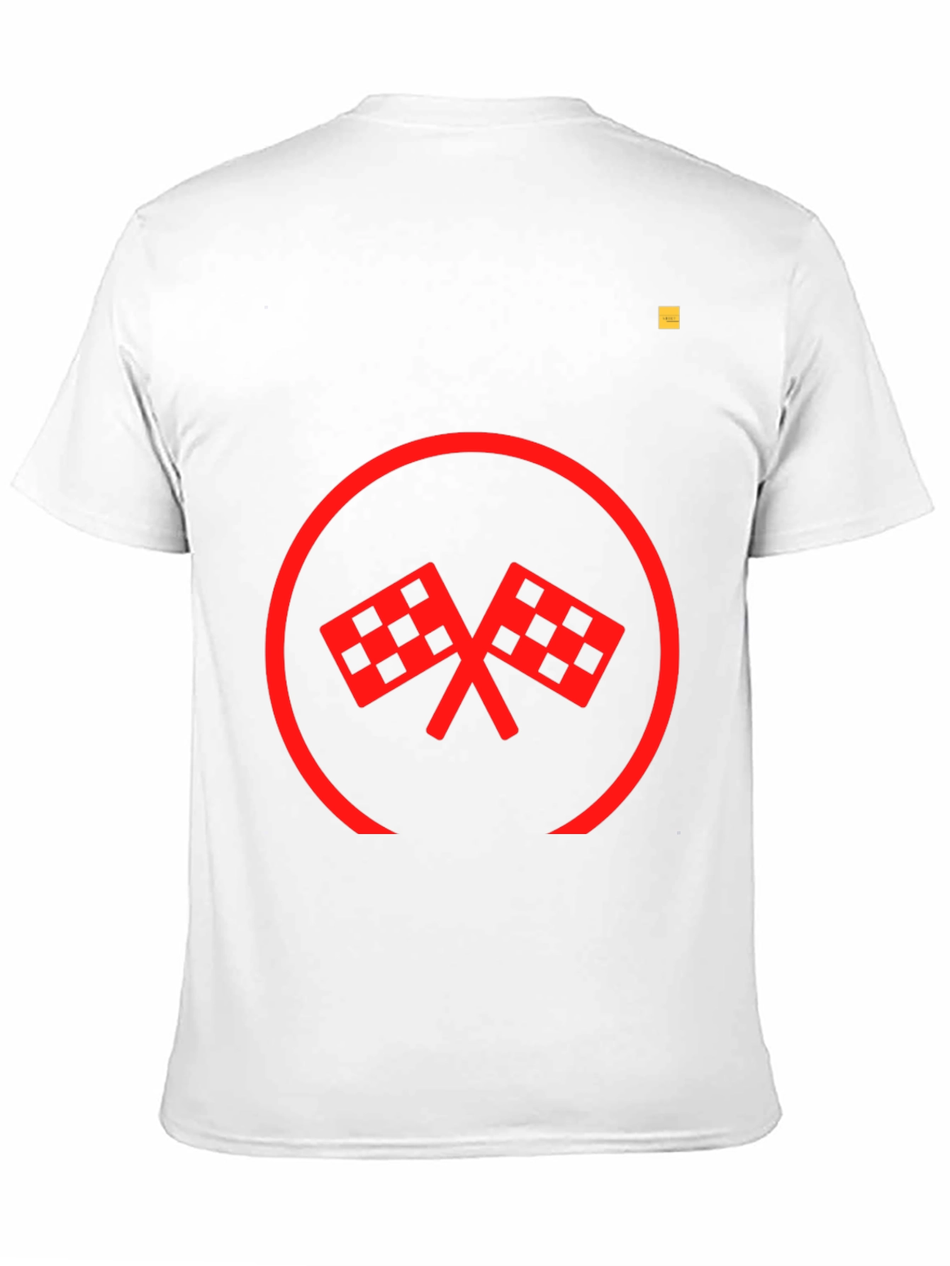Checkered Flag Graphic Tee - Black Casual Shirt