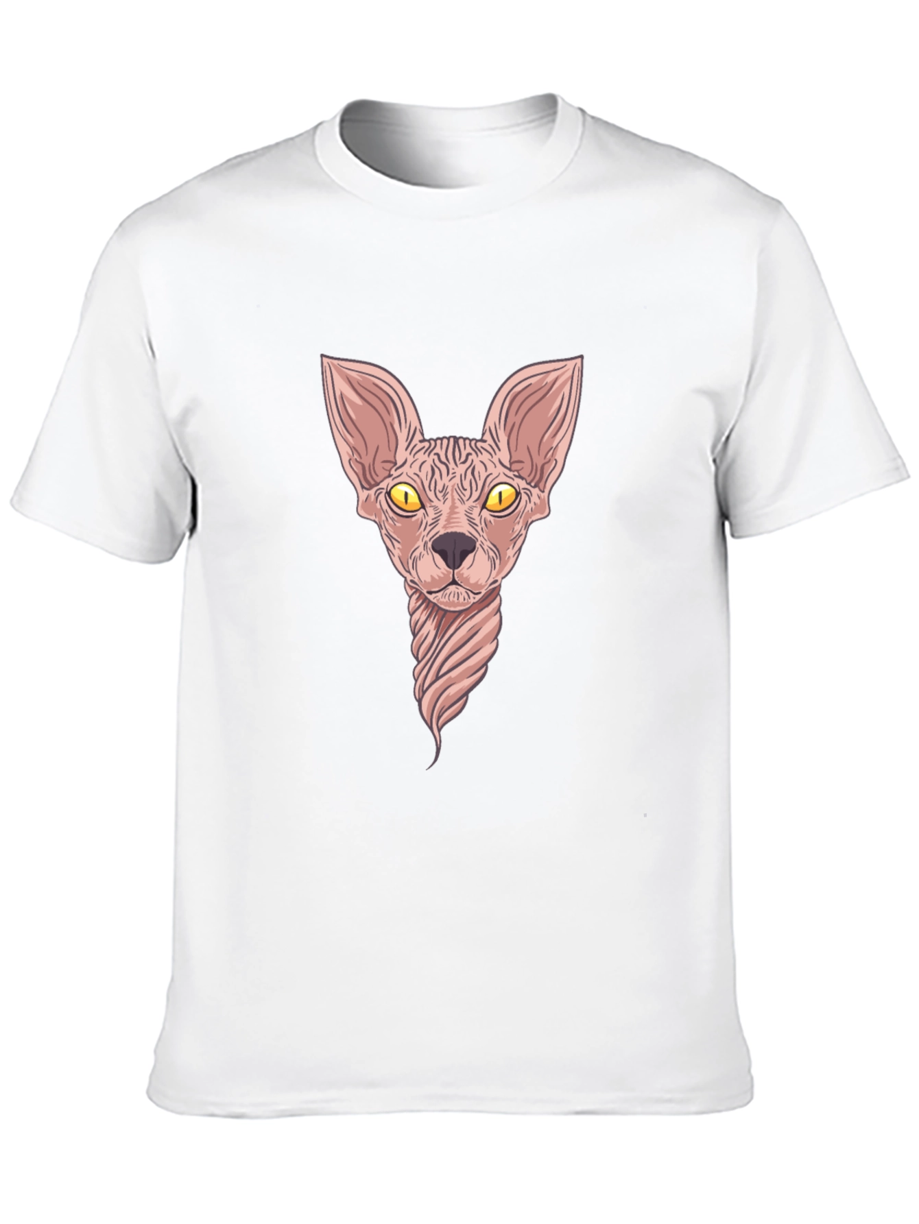Sphynx Cat Graphic Tee - Cool Unique Design