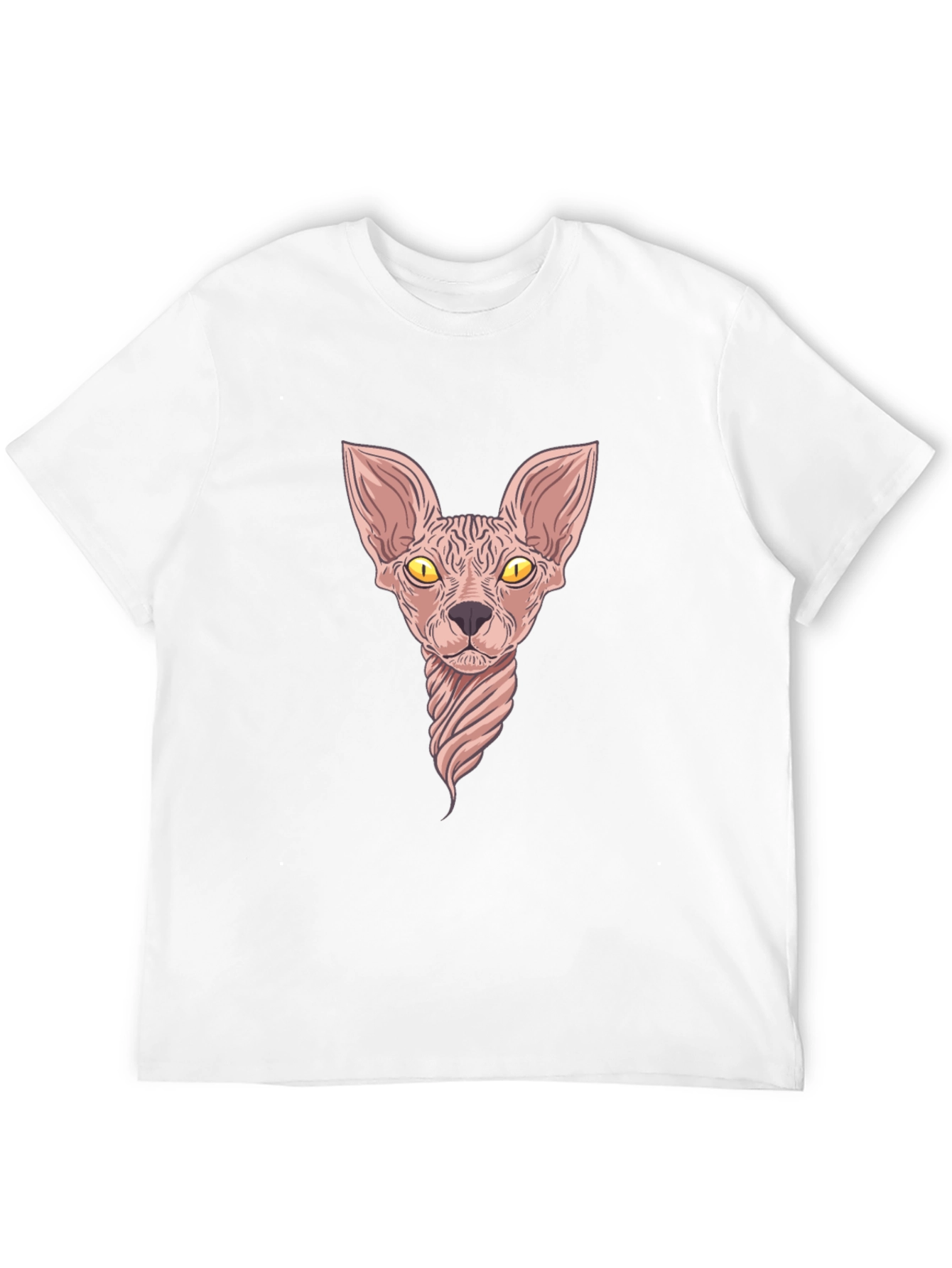 Sphynx Cat Graphic Tee - Cool Unique Design
