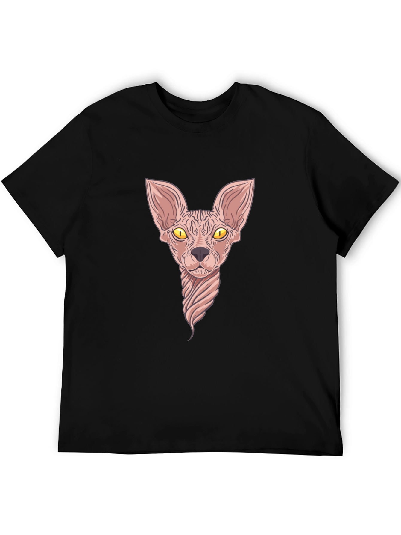 Sphynx Cat Graphic Tee - Cool Unique Design