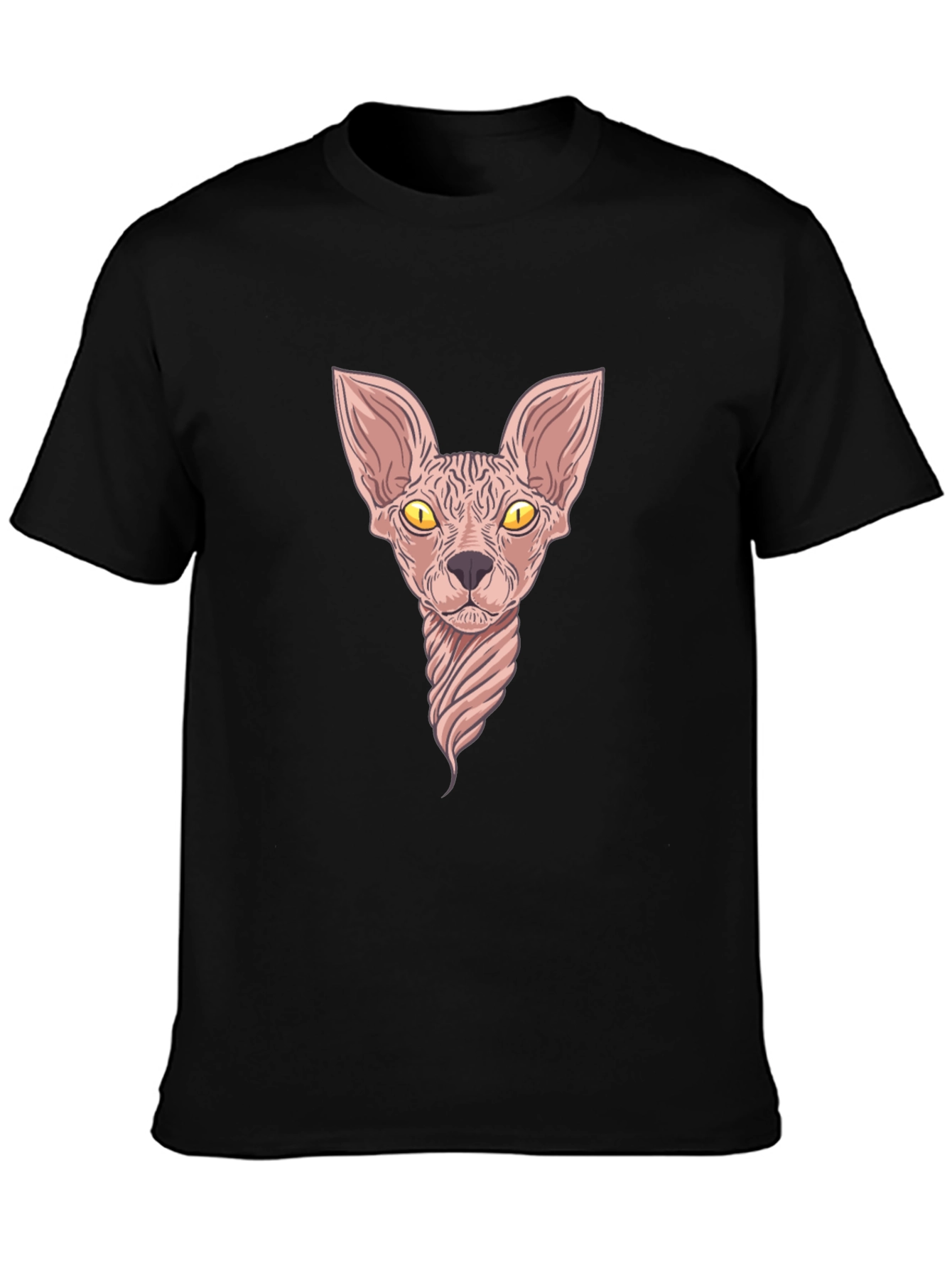 Sphynx Cat Graphic Tee - Cool Unique Design