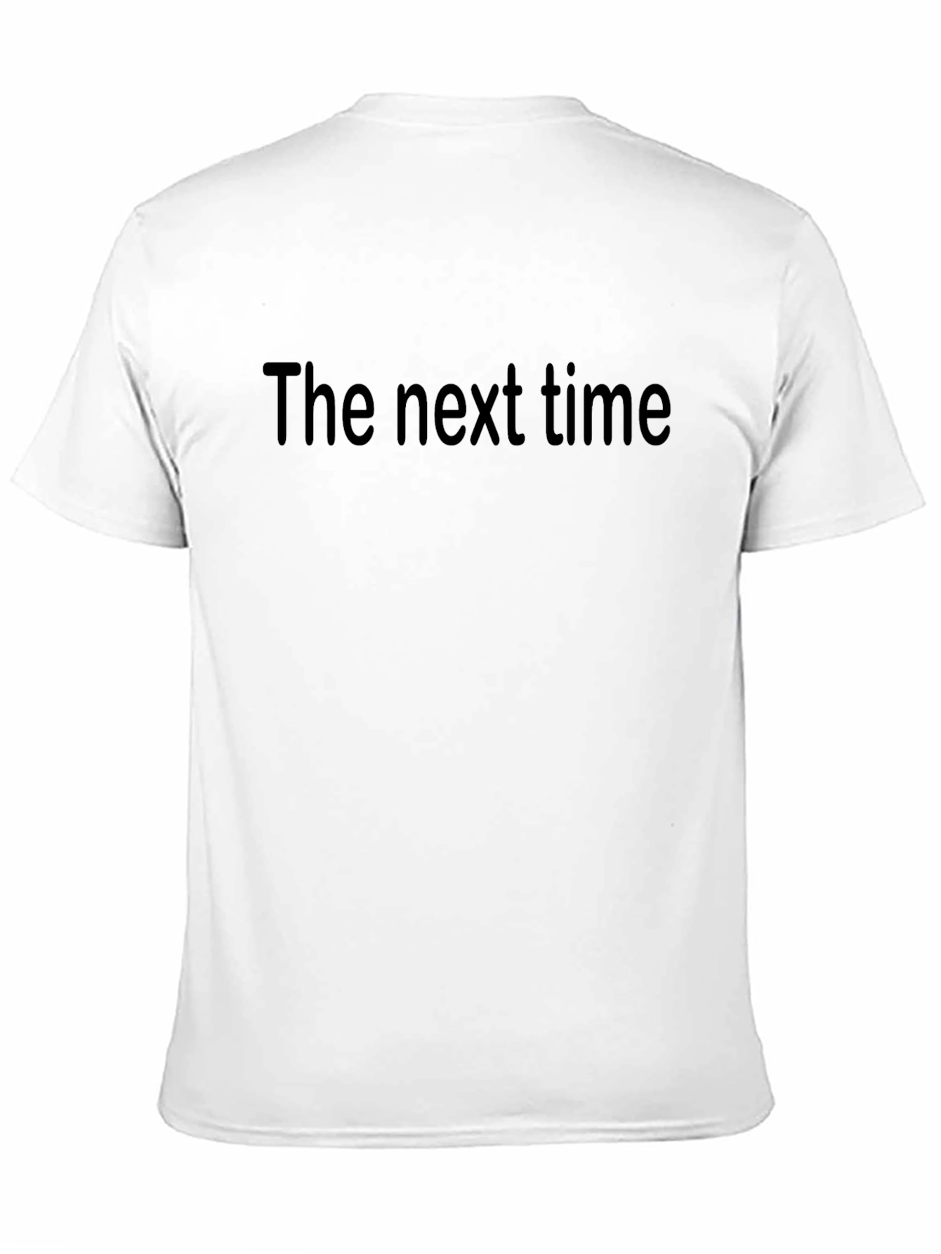 The Next Time Black Graphic Tee