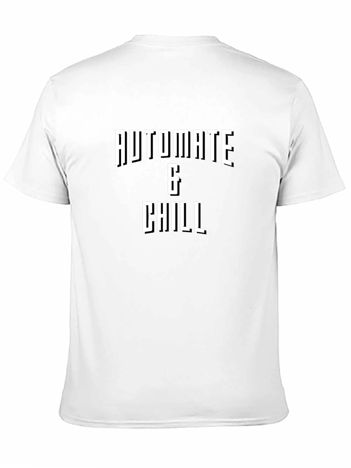 Automate & Chill Black T-Shirt