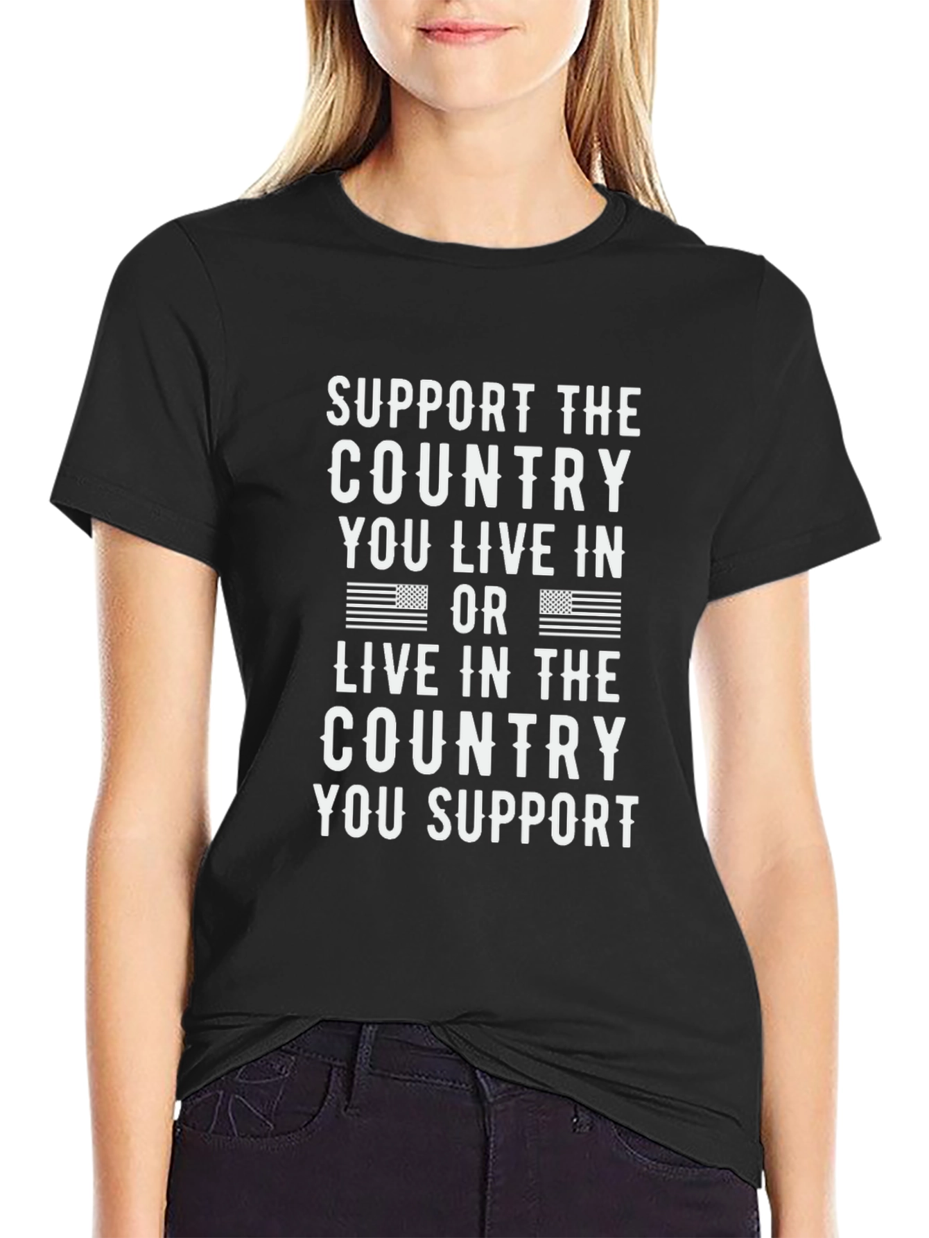 Support Your Country Graphic T-Shirt