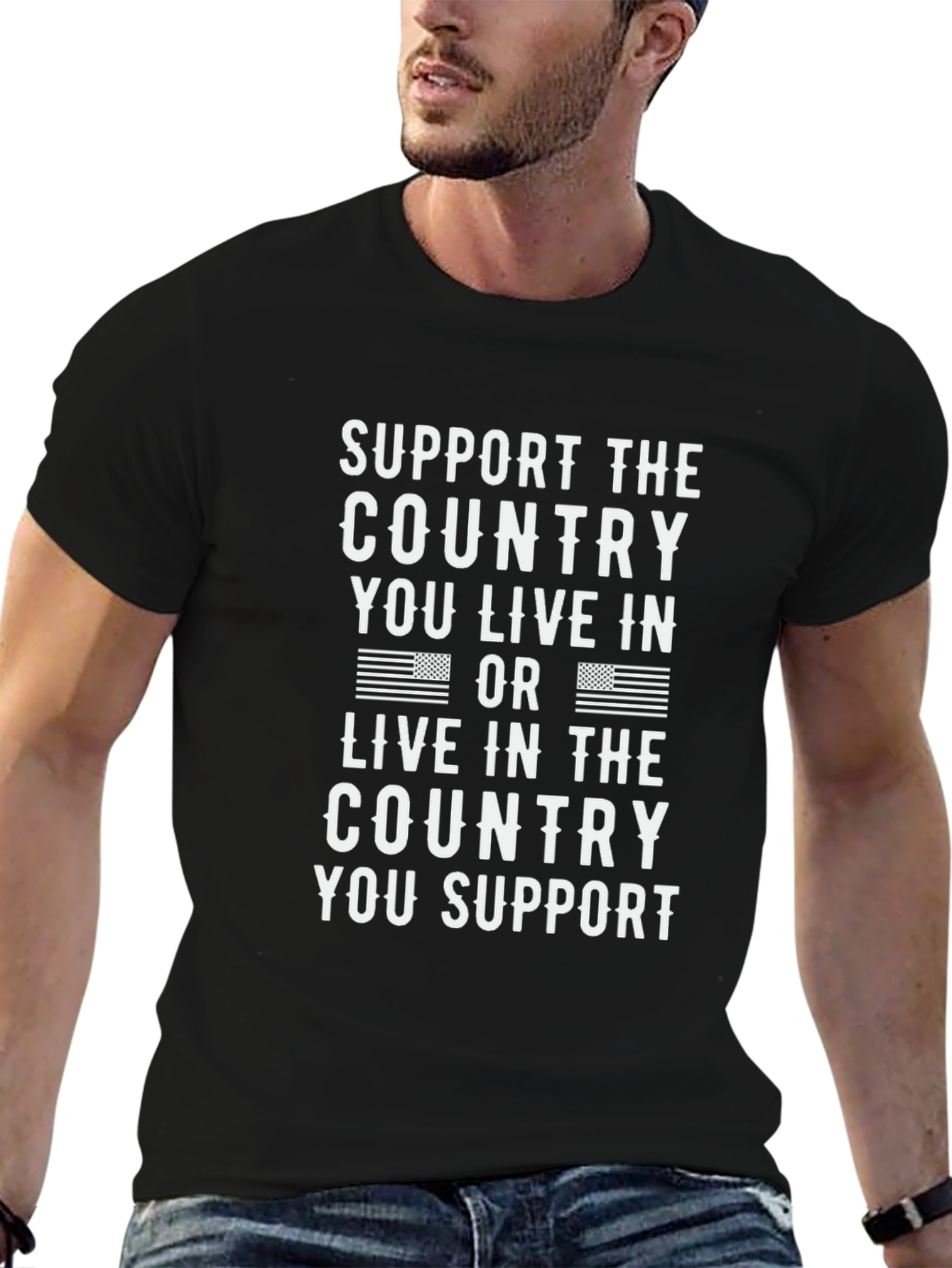Support Your Country Graphic T-Shirt