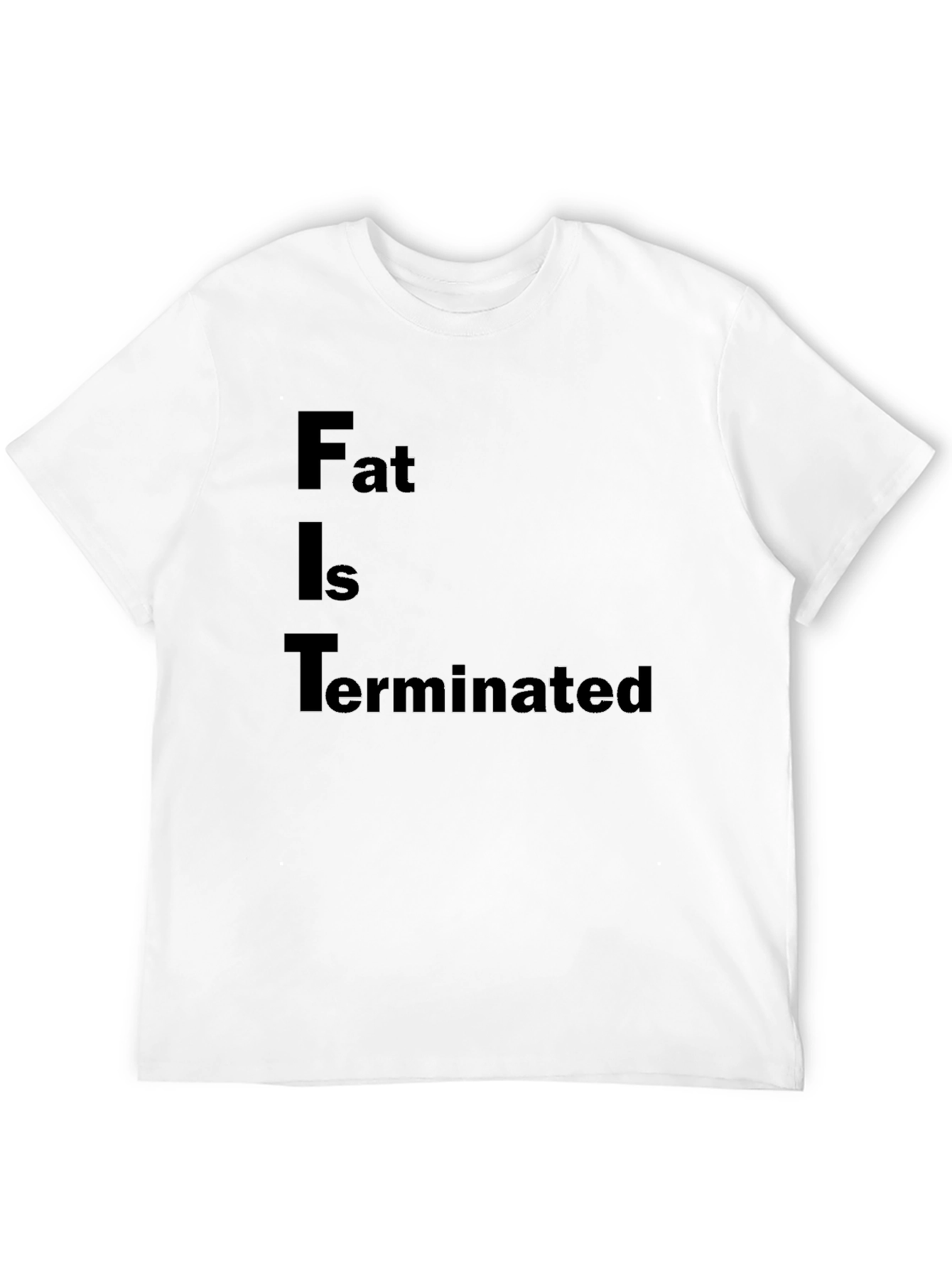 FIT Terminated Black T-Shirt