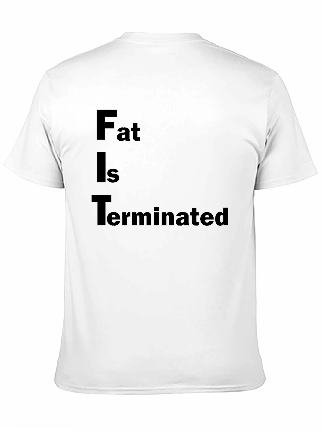FIT Terminated Black T-Shirt