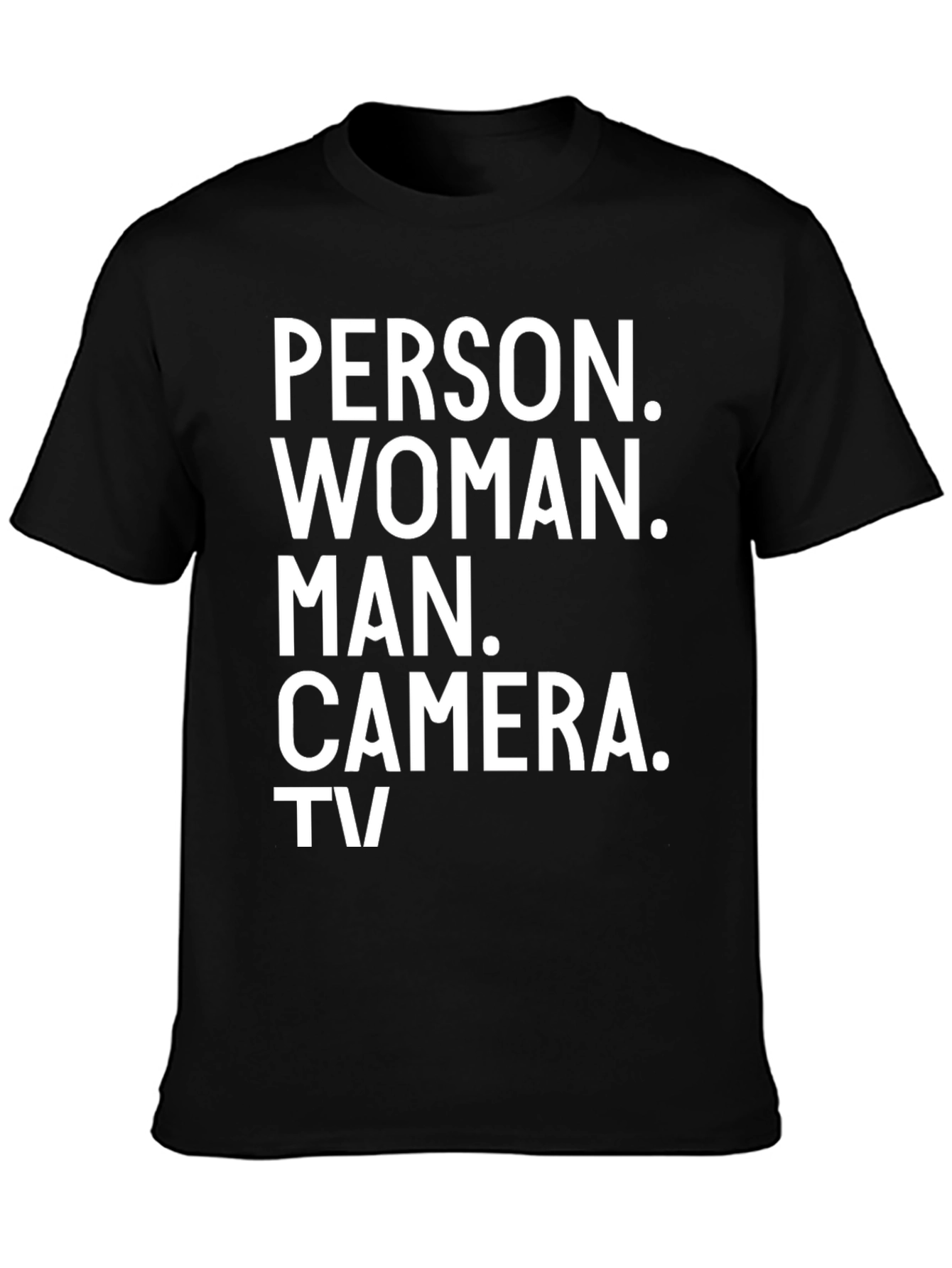 Person Woman Man Camera TV T-Shirt