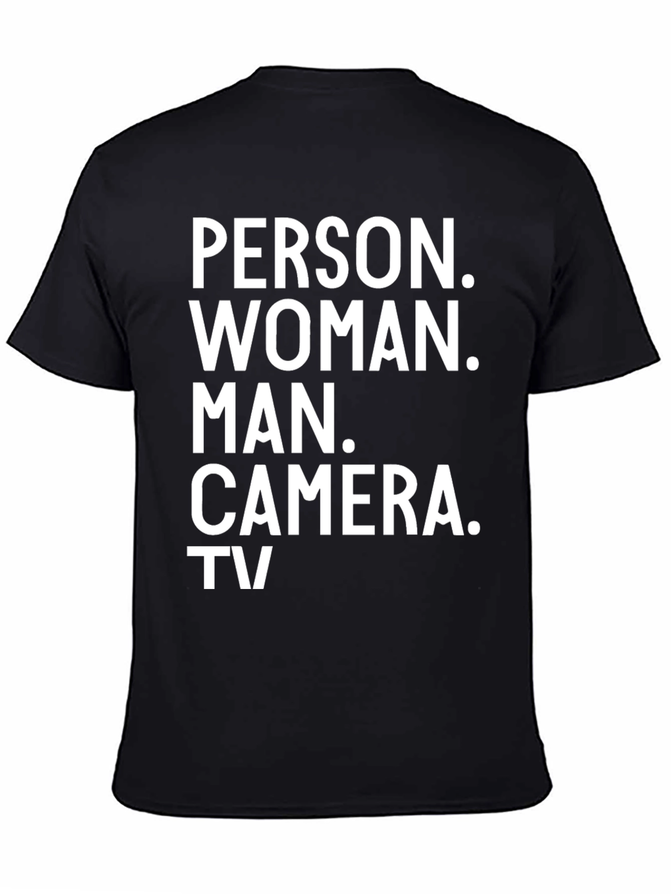 Person Woman Man Camera TV T-Shirt