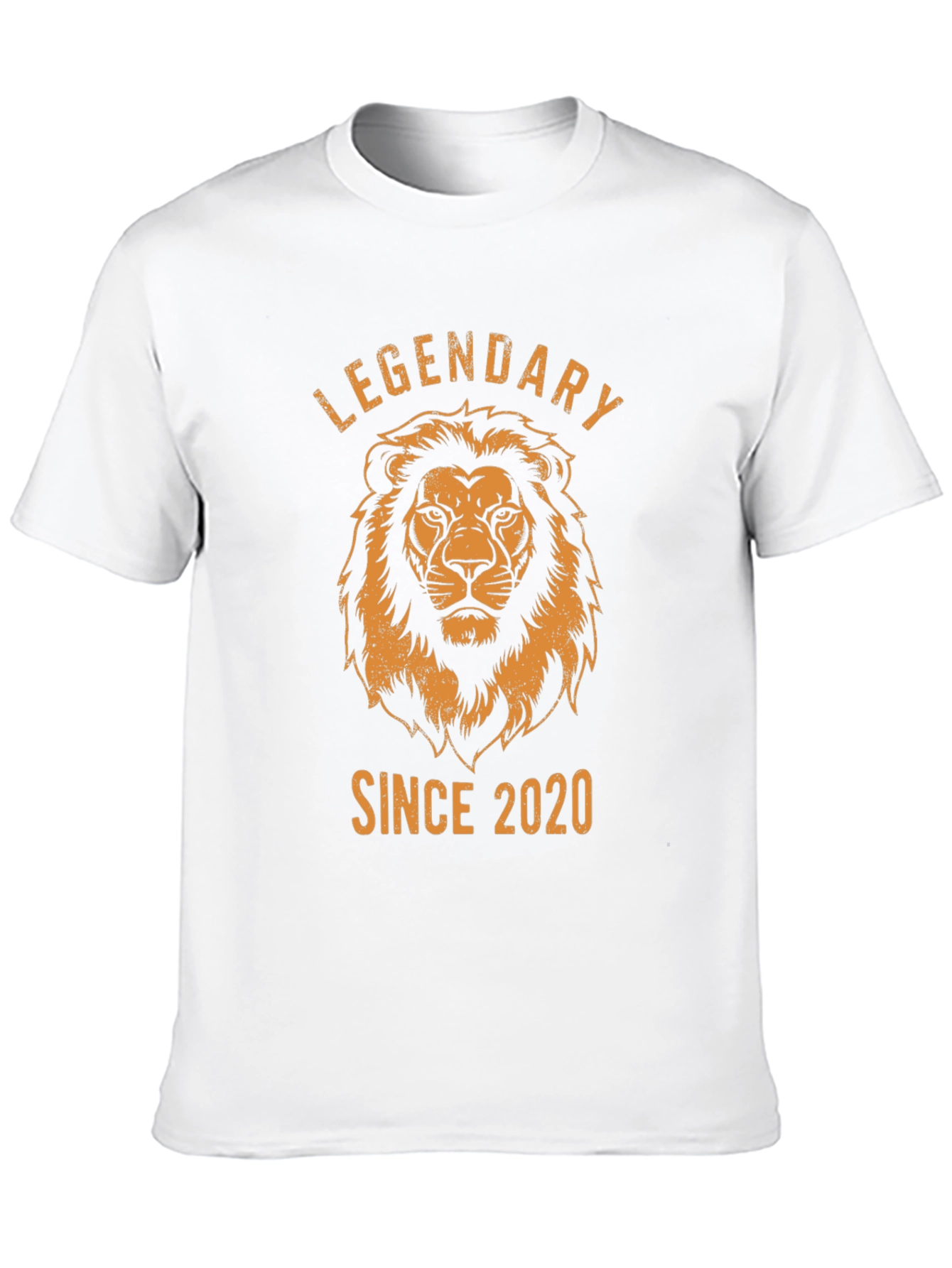 Legendary Since 2020 Lion Graphic Black T-Shirt