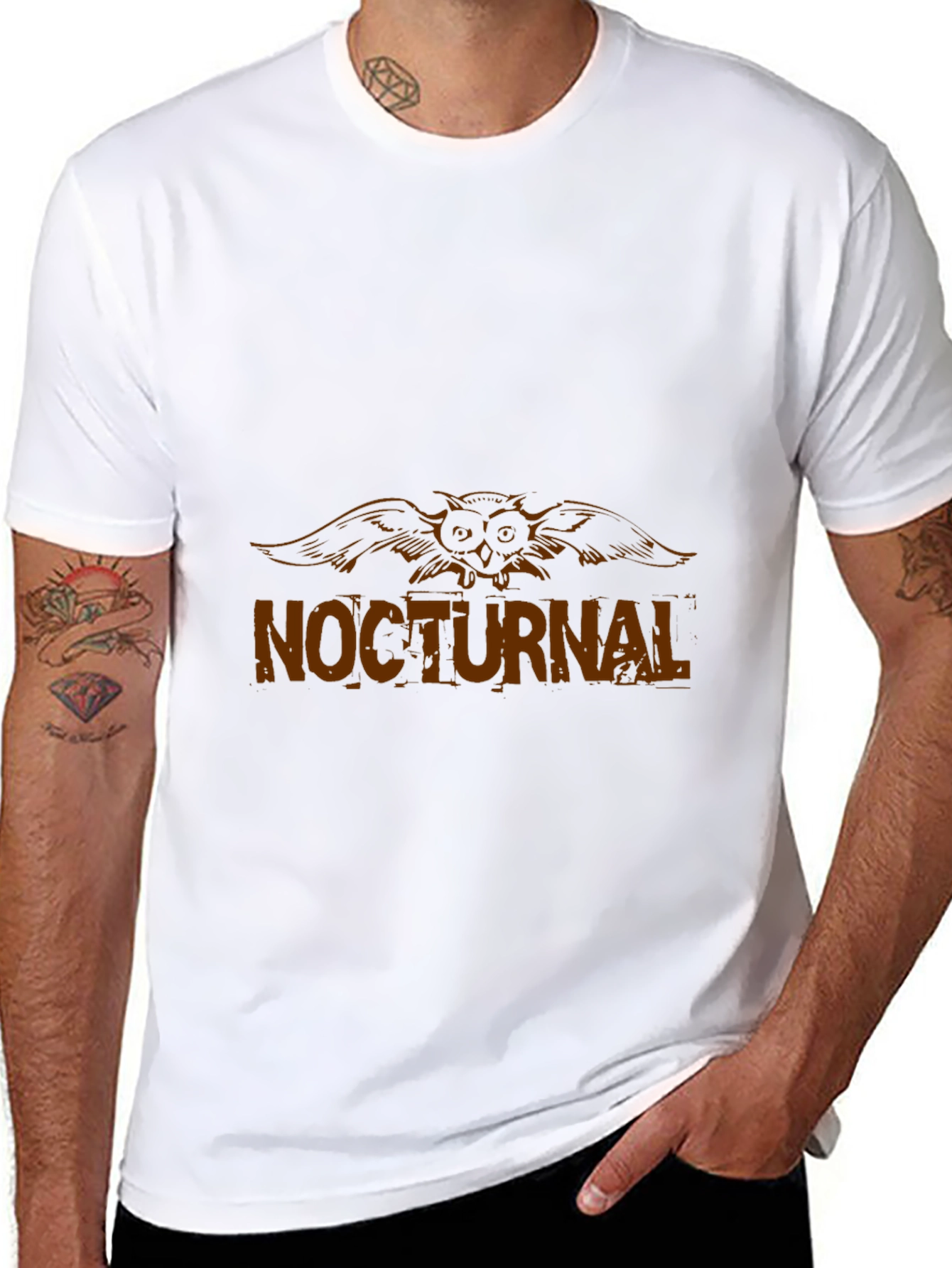 Nocturnal Owl Black T-Shirt