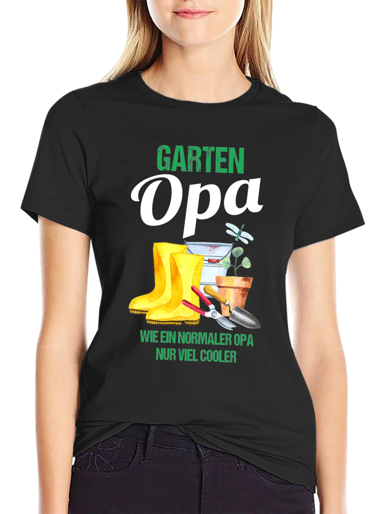 Garten Opa T-Shirt - Cool Gardener Grandpa Tee