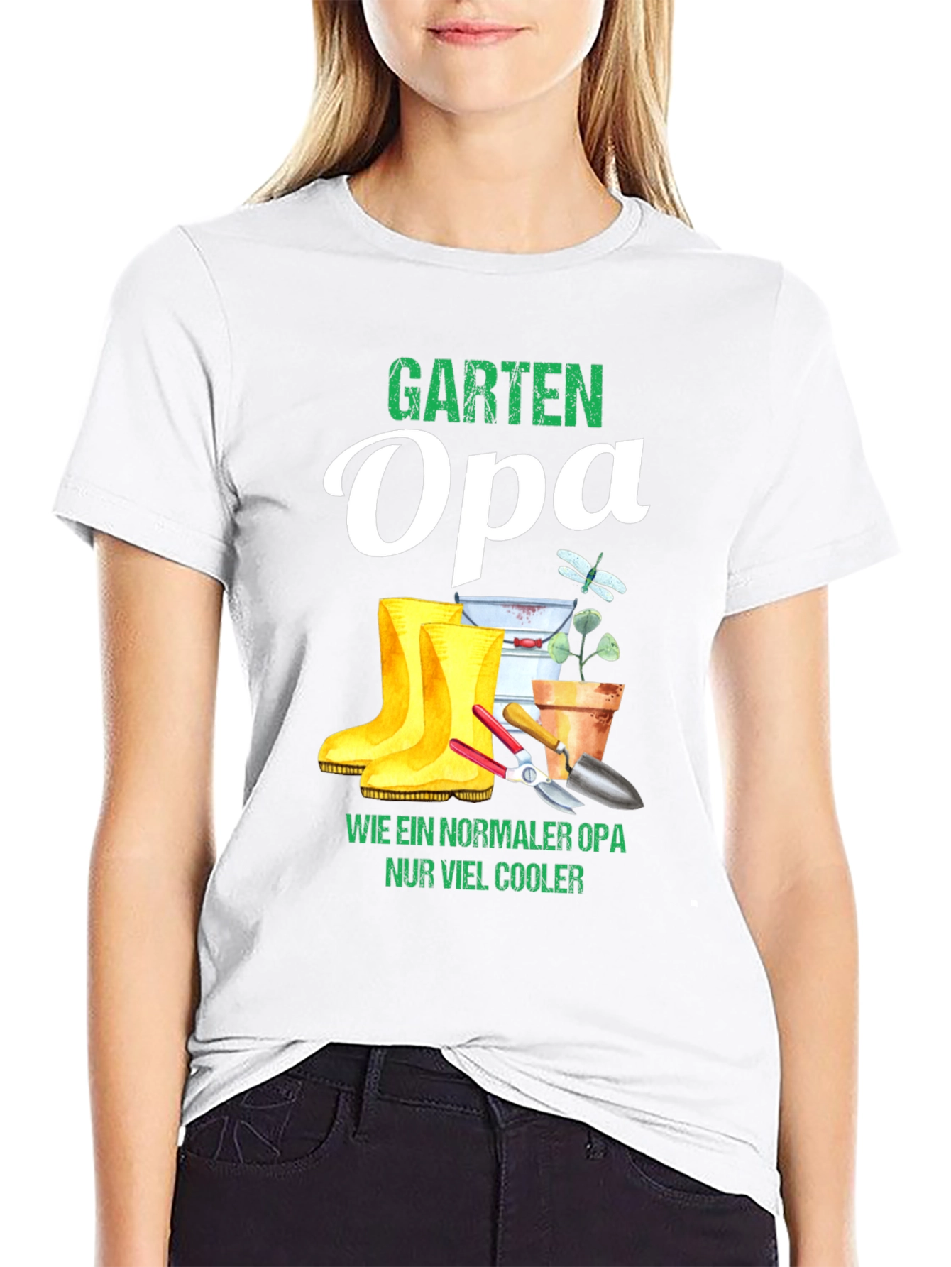 Garten Opa T-Shirt - Cool Gardener Grandpa Tee