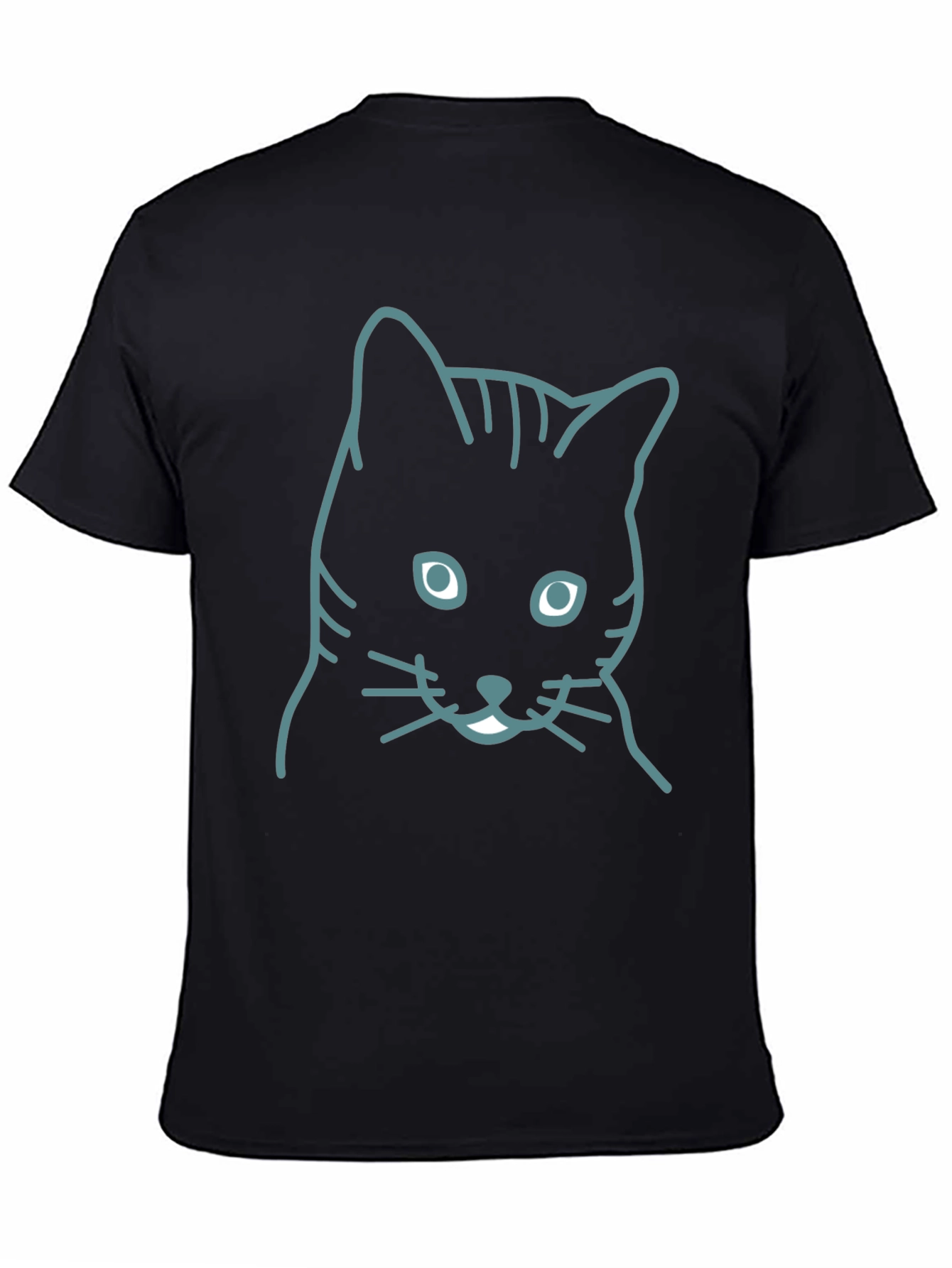 Cool Cat Graphic Tee - Mens Black T-Shirt