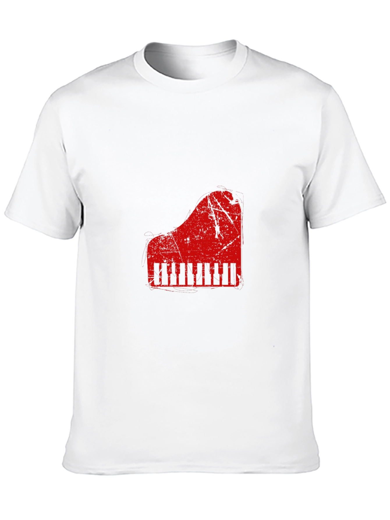 Piano Graphic Black T-Shirt