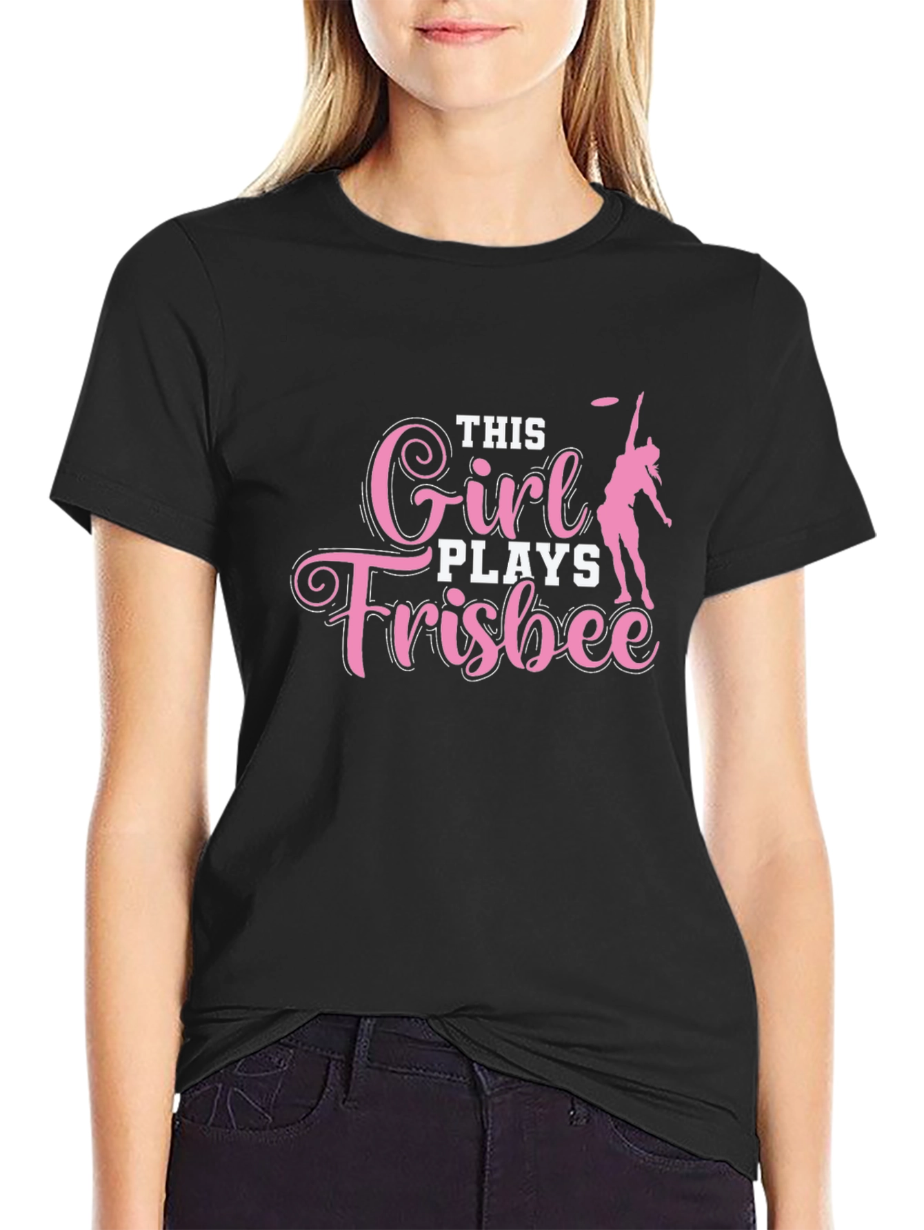 This Girl Plays Frisbee T-Shirt