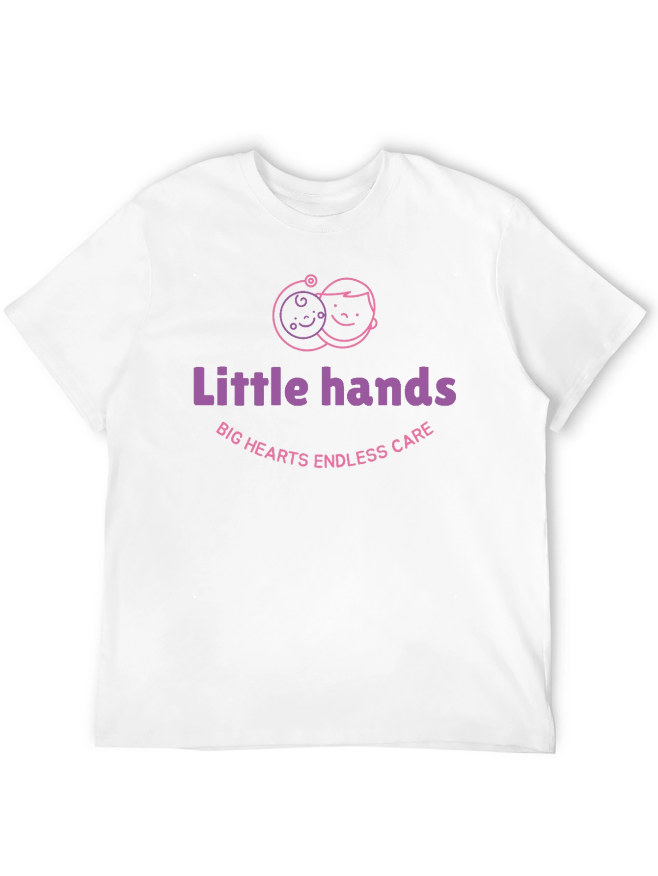 Little Hands Big Hearts Black T-Shirt