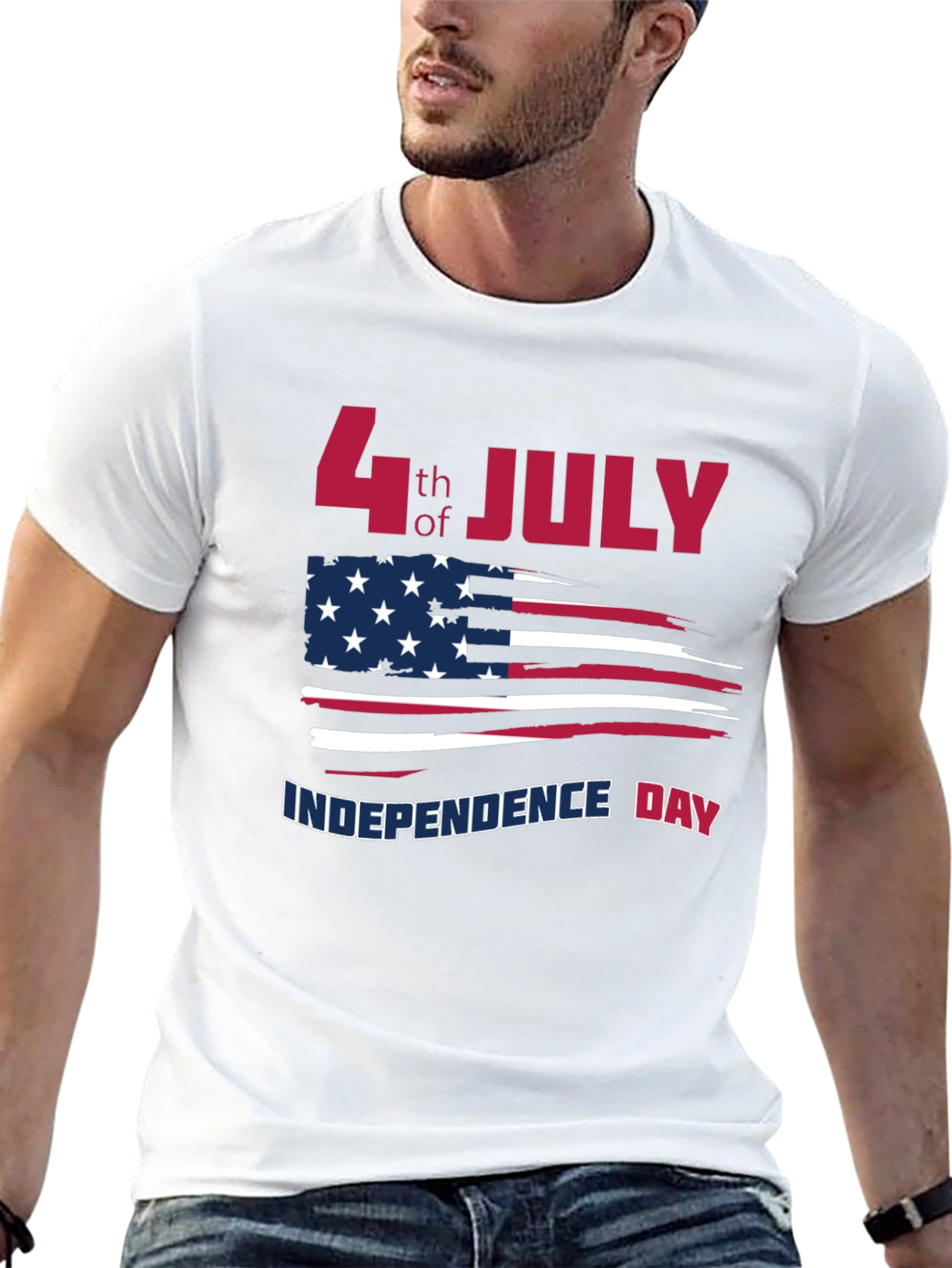 USA Independence Day Graphic T-Shirt
