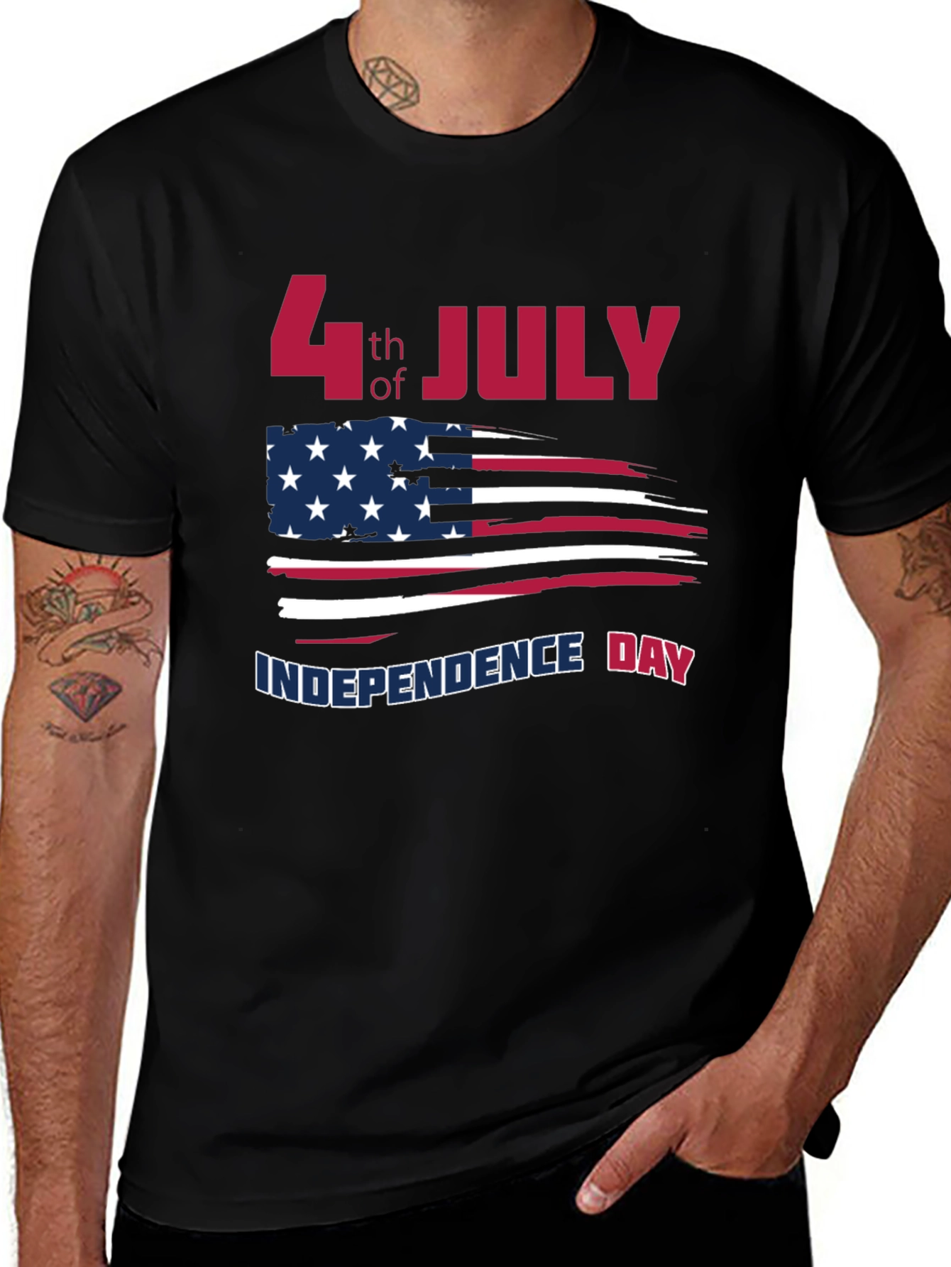 USA Independence Day Graphic T-Shirt