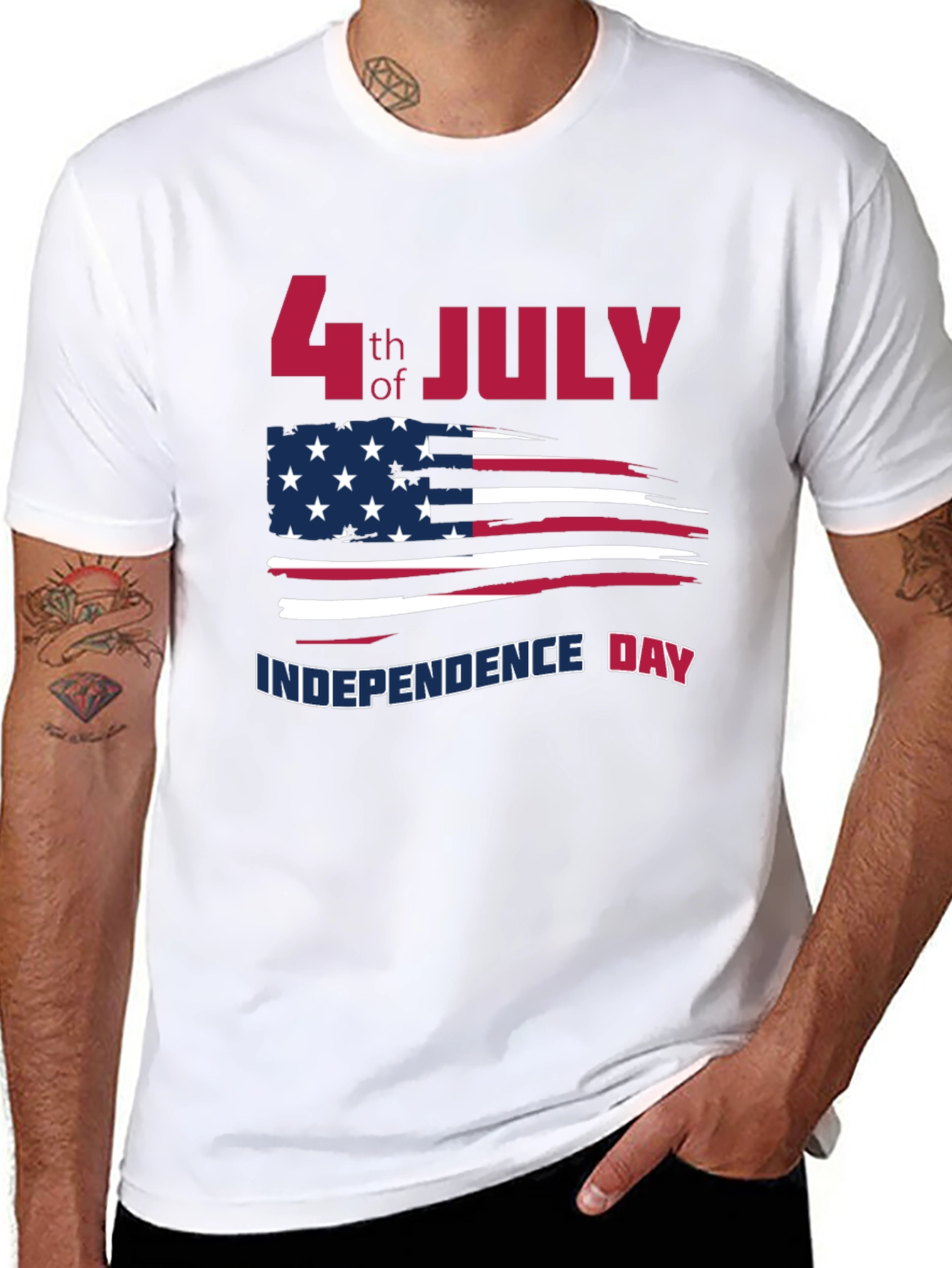 USA Independence Day Graphic T-Shirt