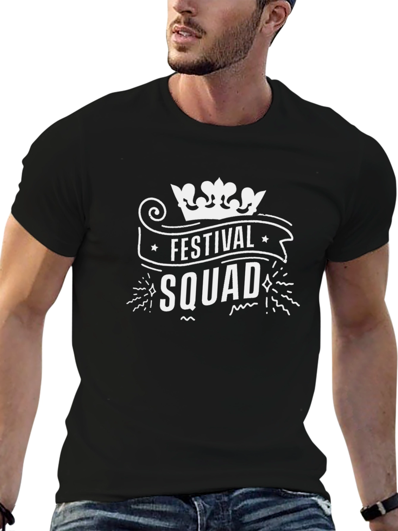 Festival Squad Black T-Shirt