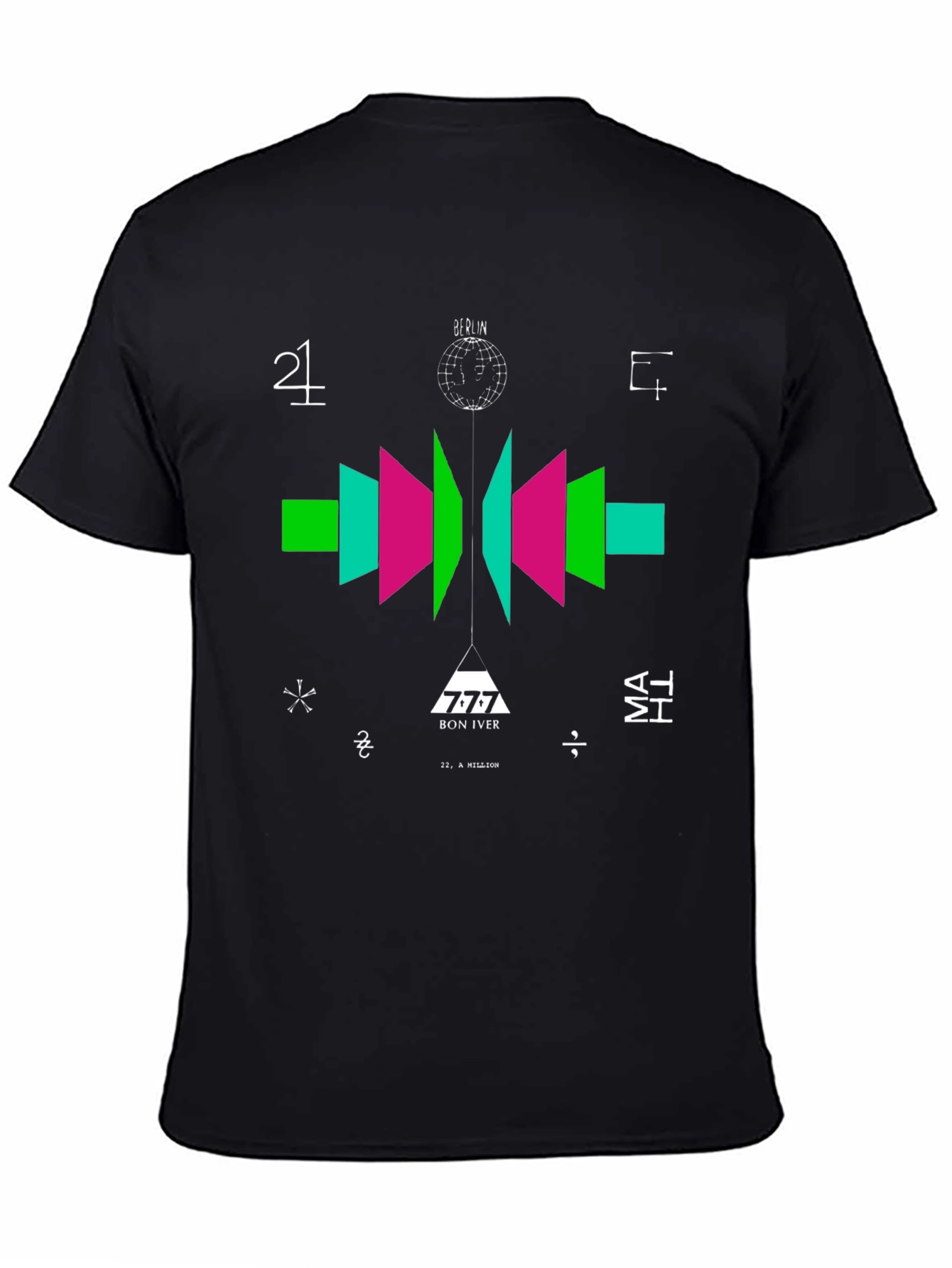Abstract Graphic Tee - Bon Iver Inspired Design
