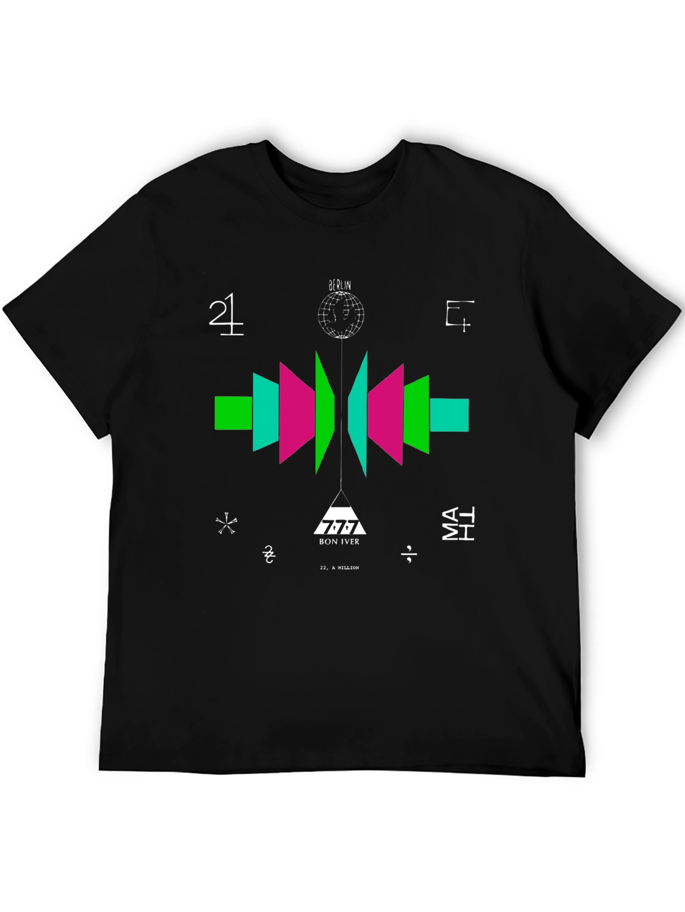 Abstract Graphic Tee - Bon Iver Inspired Design