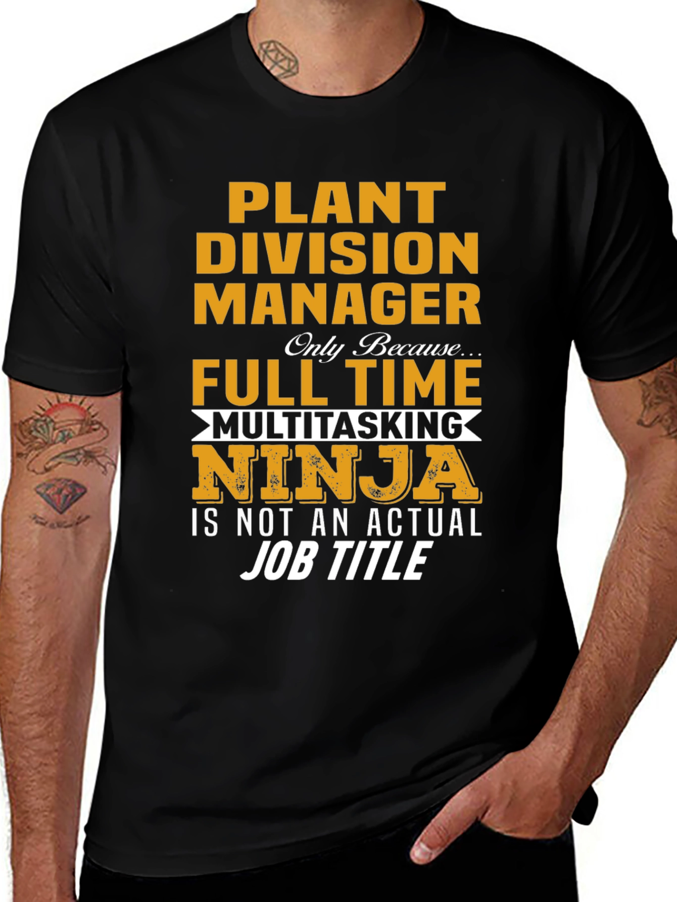 Plant Division Manager Multitasking Ninja T-Shirt