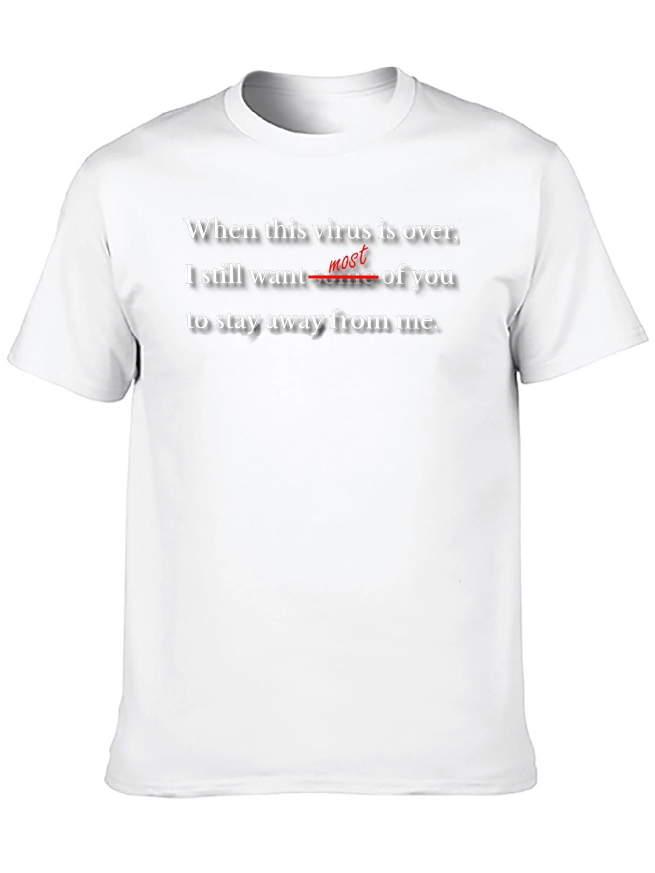 Funny Graphic Tee - Social Distance T-Shirt