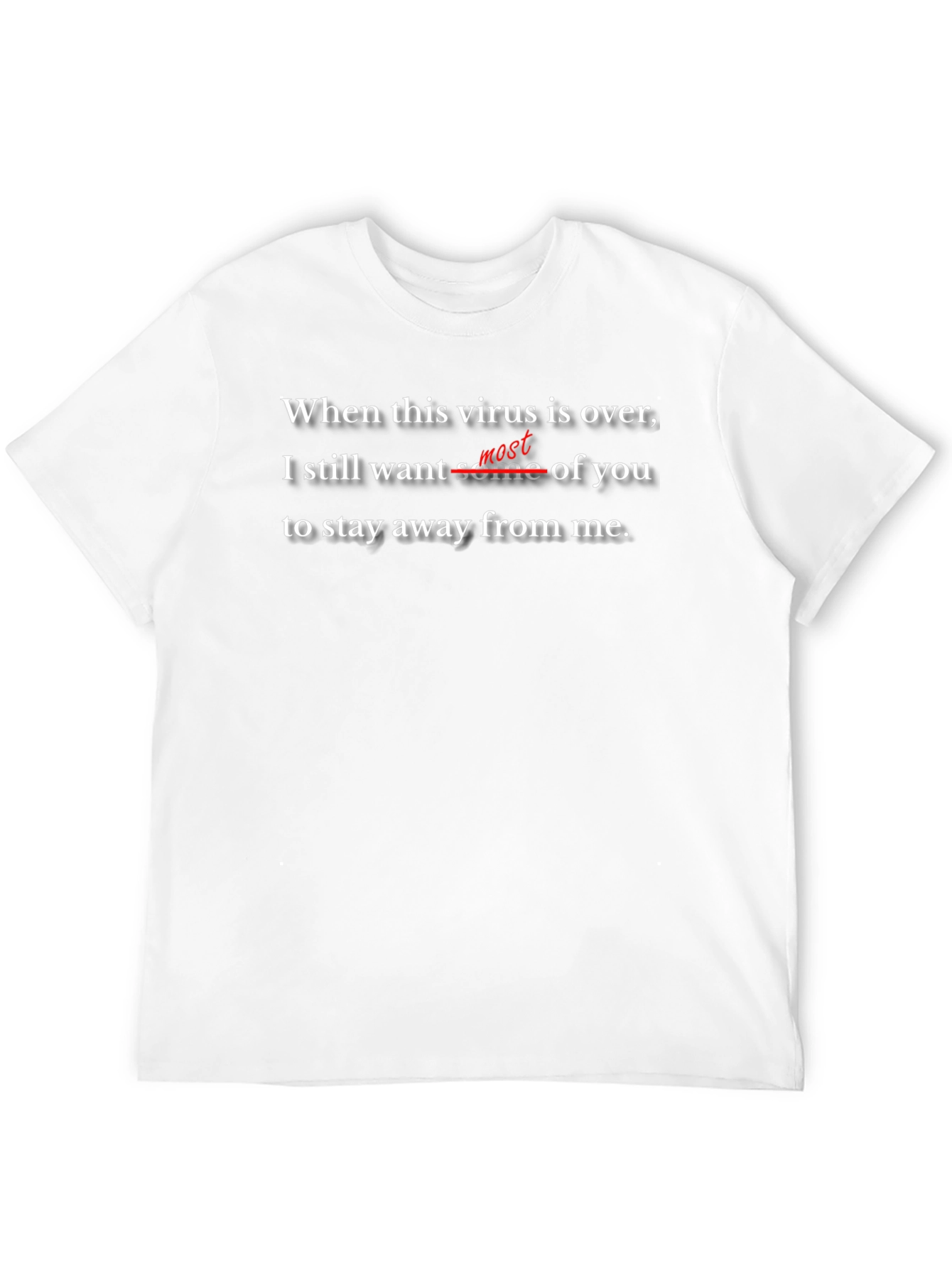 Funny Graphic Tee - Social Distance T-Shirt