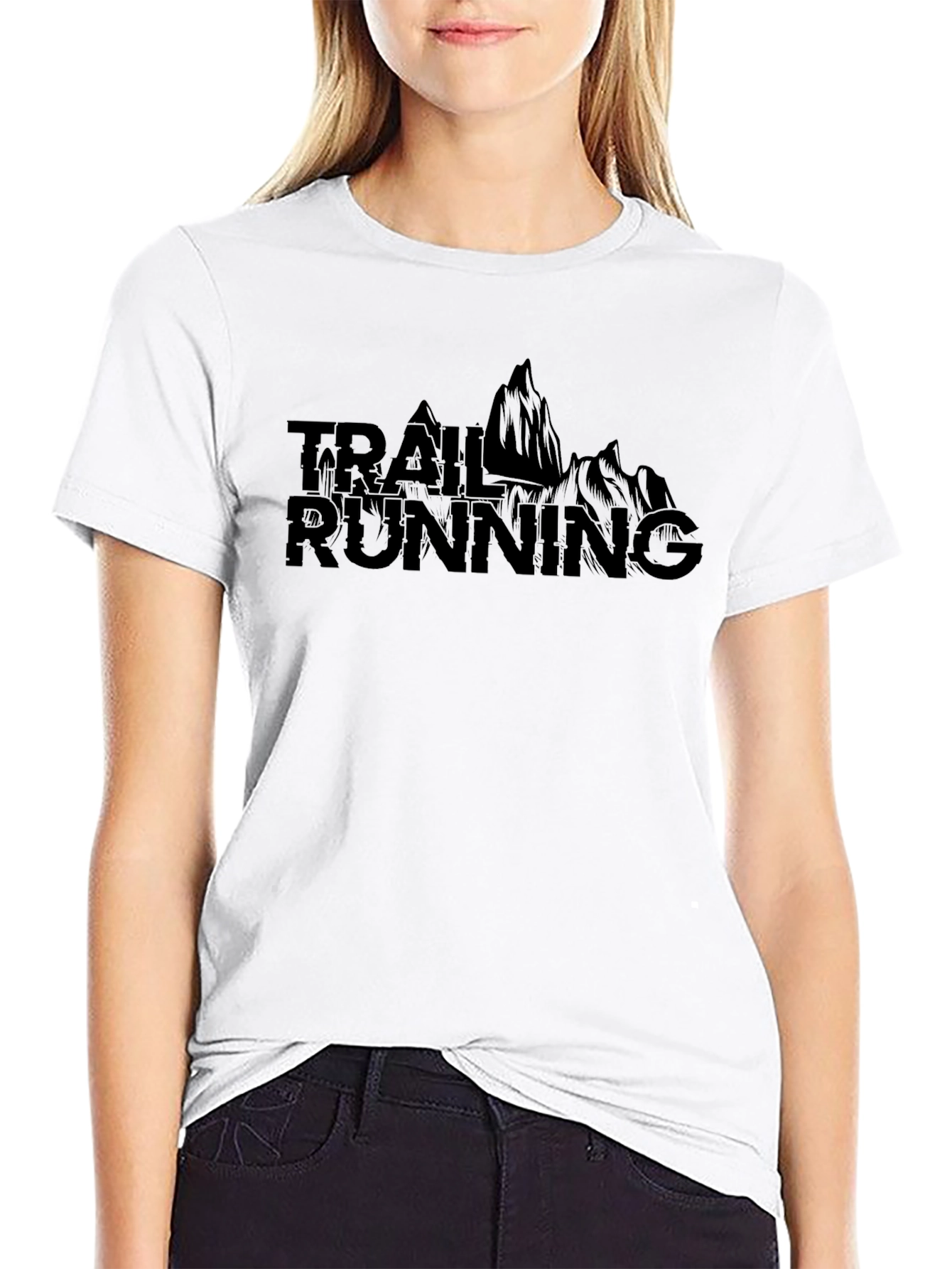 Trail Running T-Shirt - Mountain Design