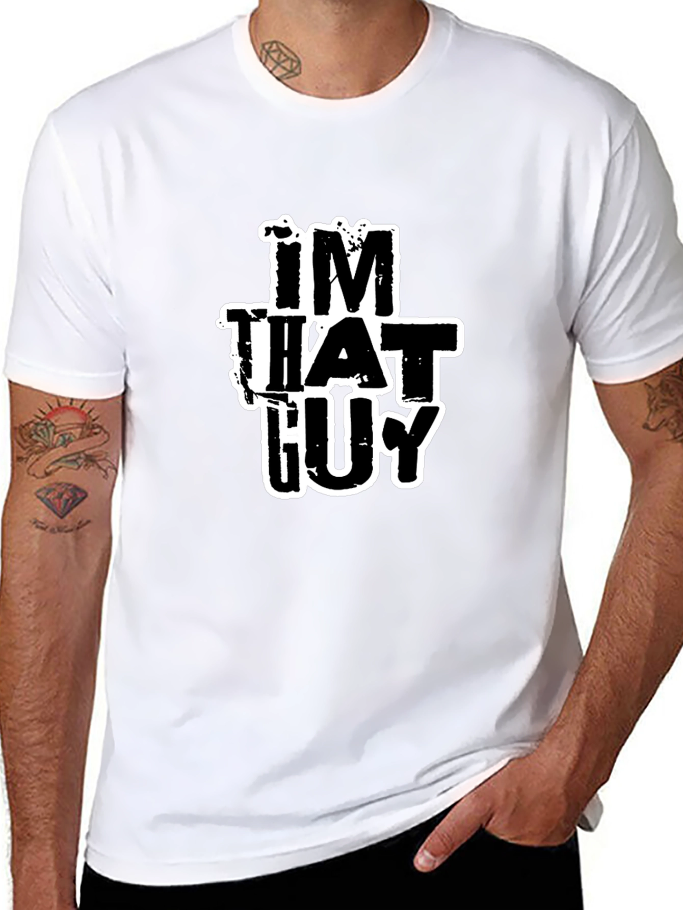 Im That Guy Graphic Print Black T-Shirt
