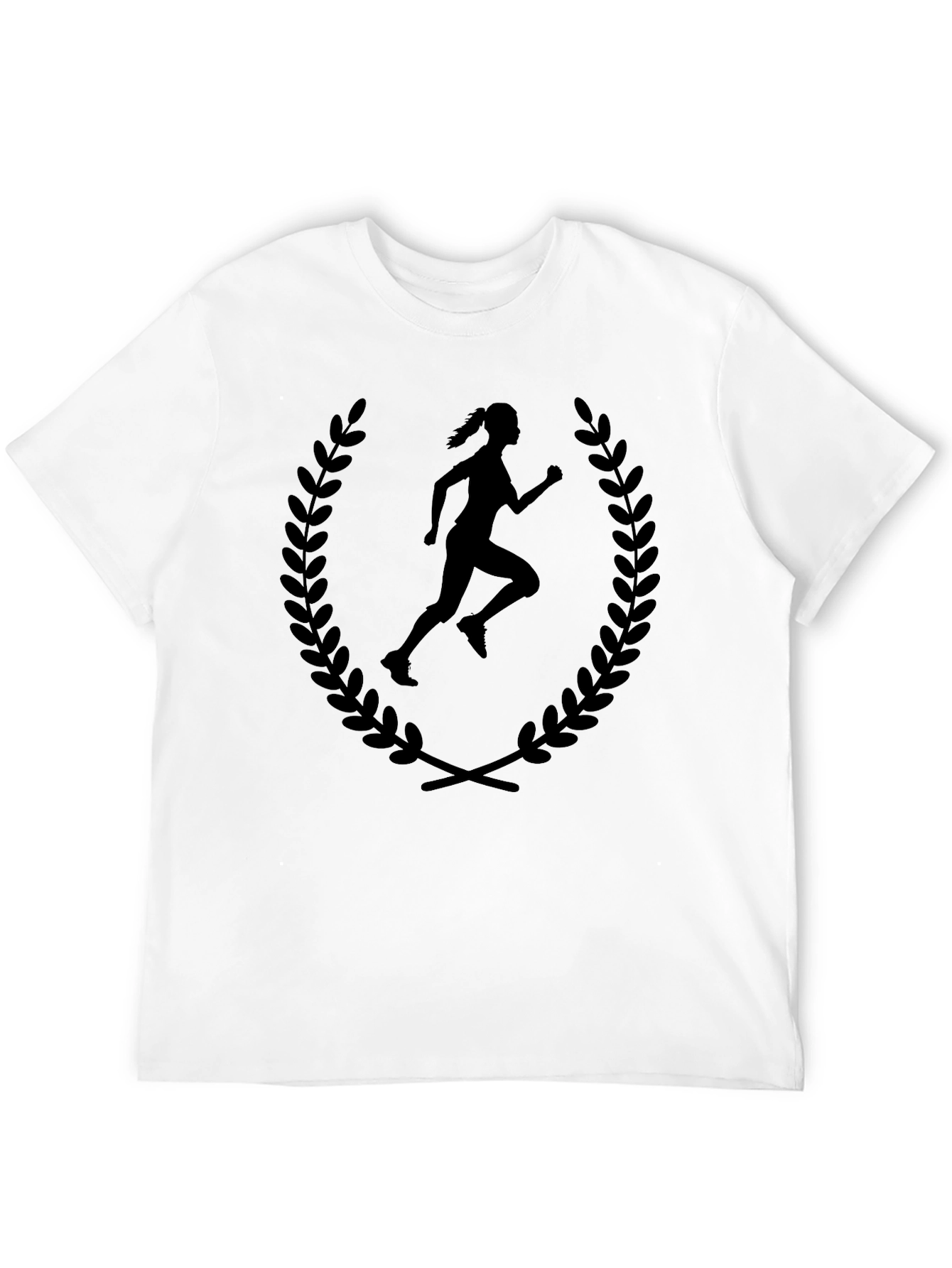 Runner Silhouette Graphic Tee - Unisex Cotton T-Shirt