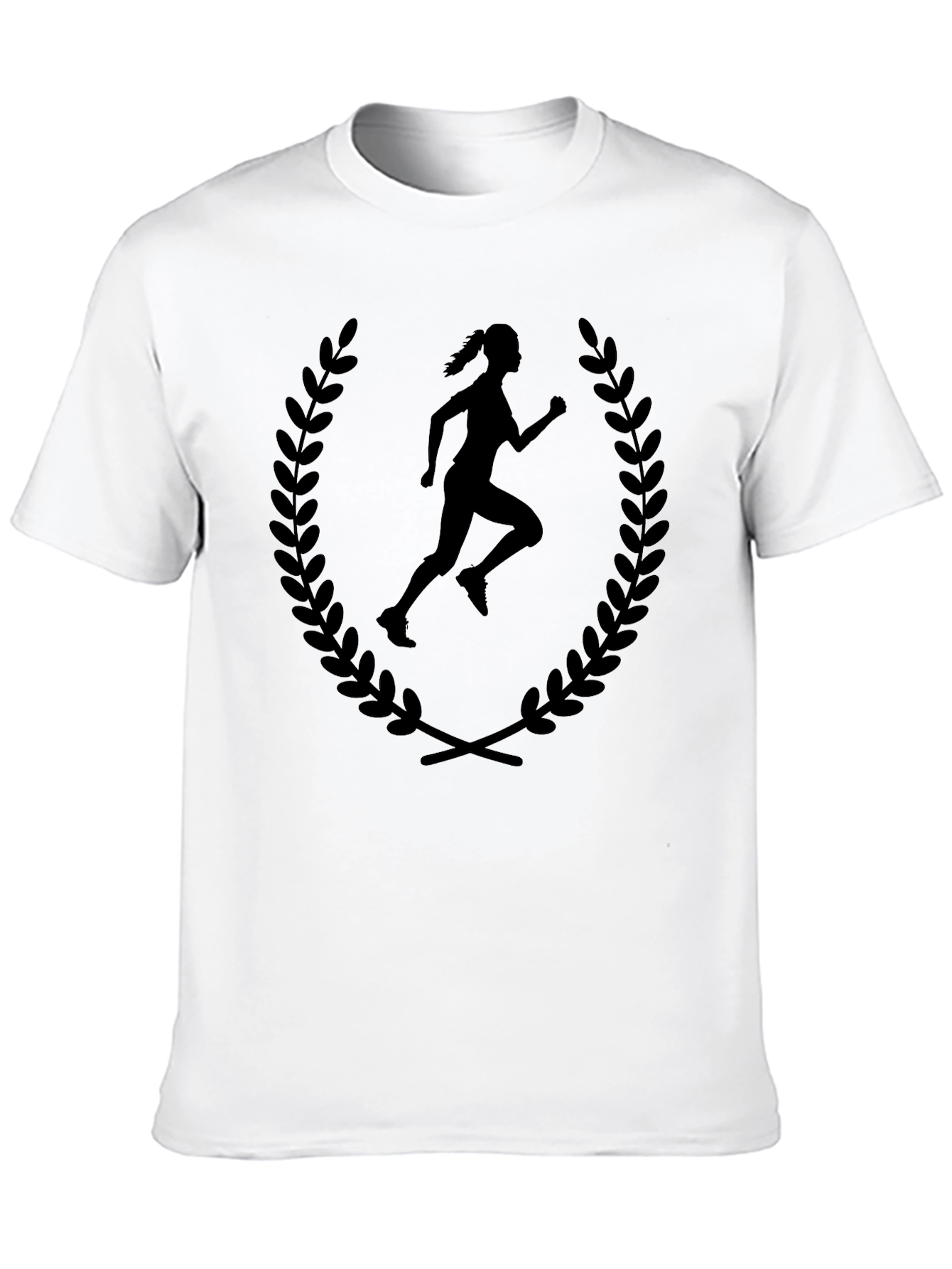 Runner Silhouette Graphic Tee - Unisex Cotton T-Shirt