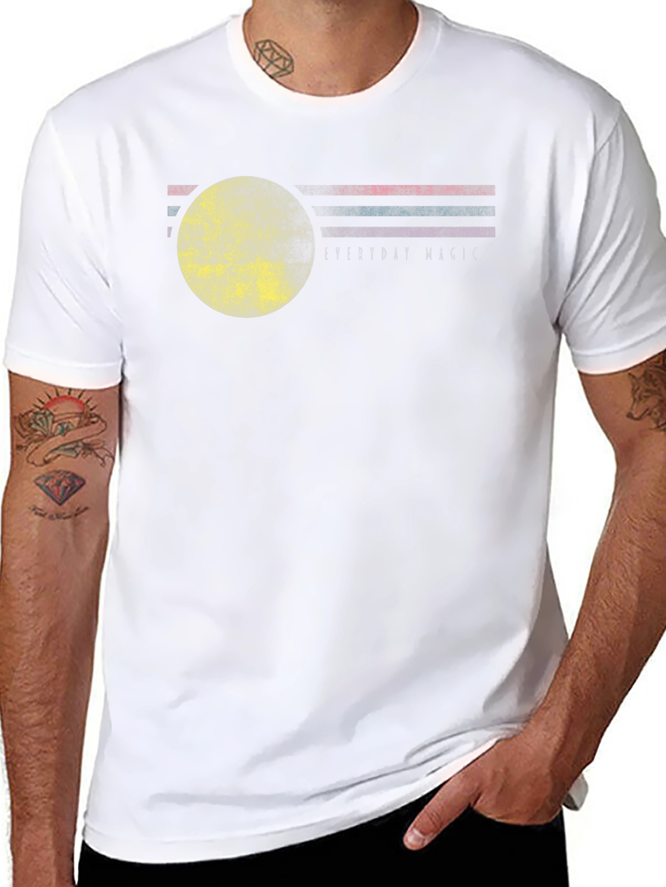 Everyday Magic Graphic Tee - Black Cotton Blend