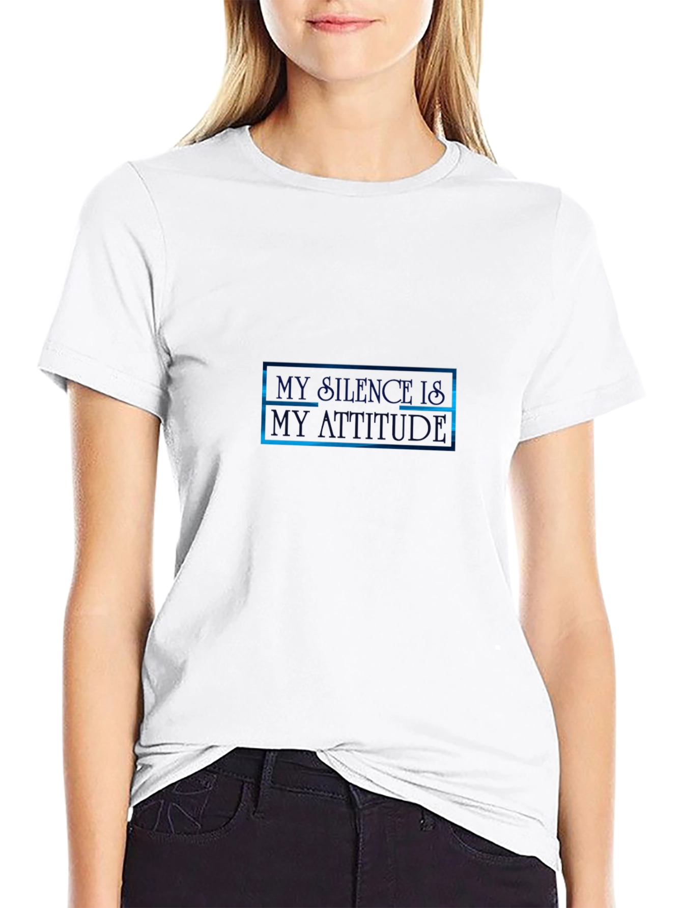 Statement Tee: My Silence Is My Attitude