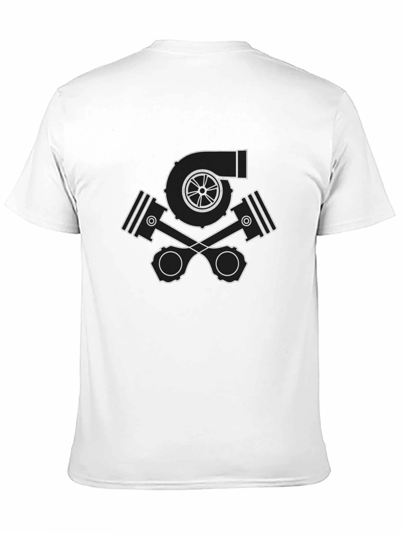 Turbo Pistons T-Shirt - Black Automotive Tee